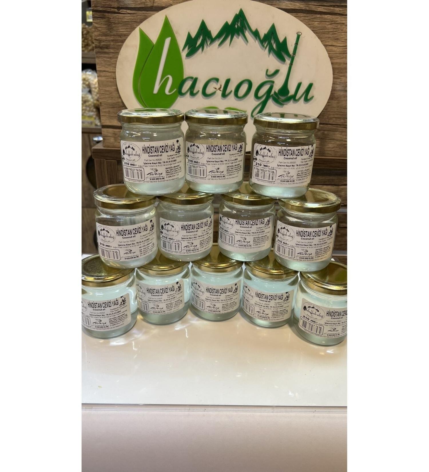 Hac o lu Spice Cold Press Solid Coconut Oil 210 ml X 12 Pieces - Buy Online on GoSupps.com