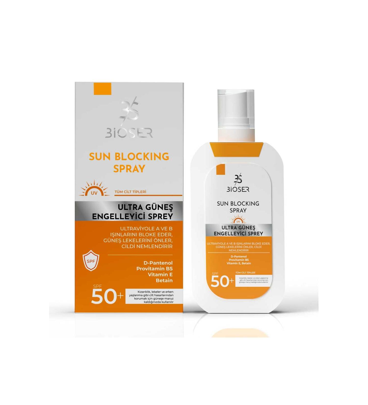 Bioser Sun Cream & Spray SPF50+ 100 ML