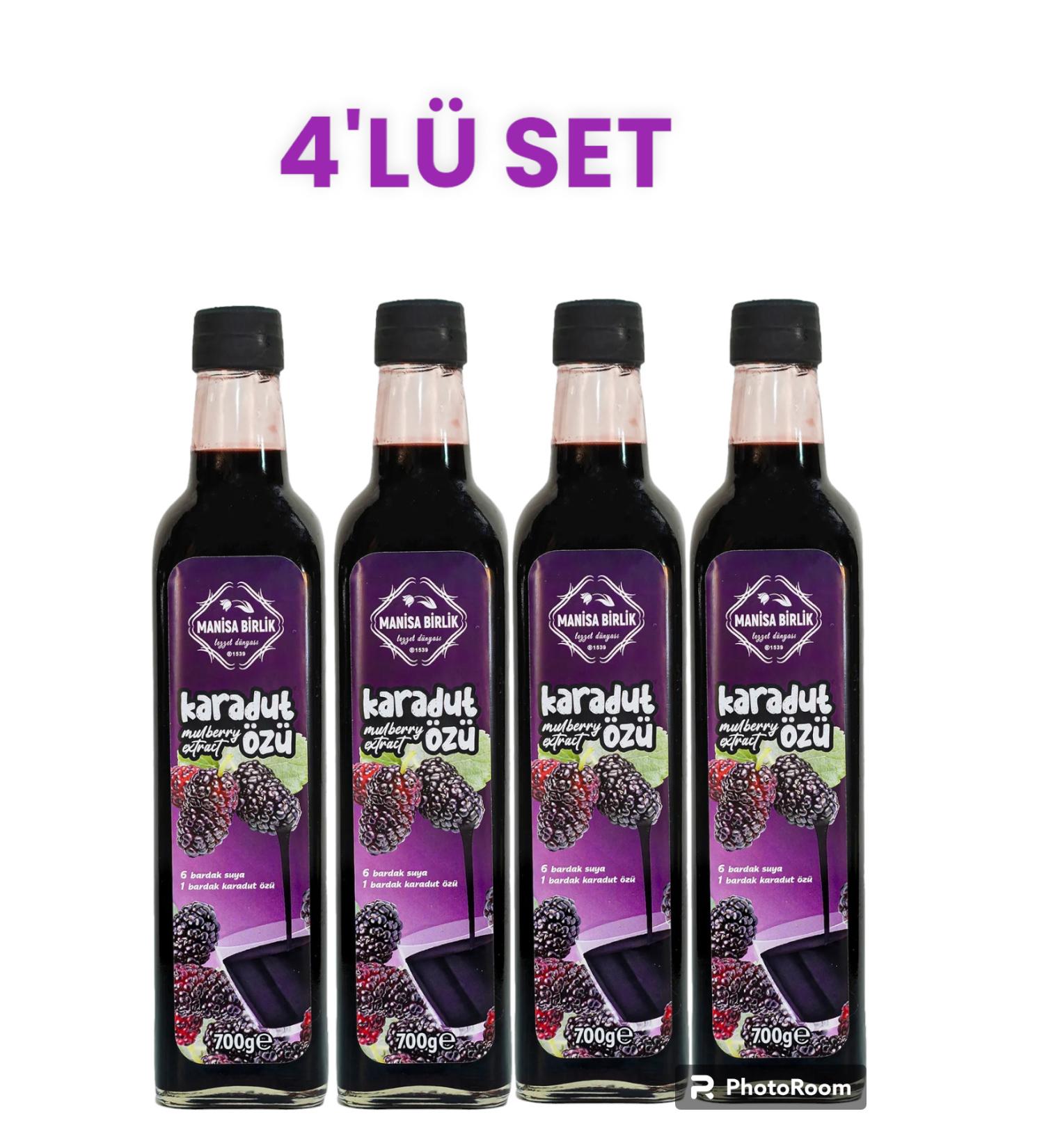 MAN SA B RL K Black Mulberry Extract 700 Ml Concentrate SET OF 4 - Buy Online on GoSupps.com