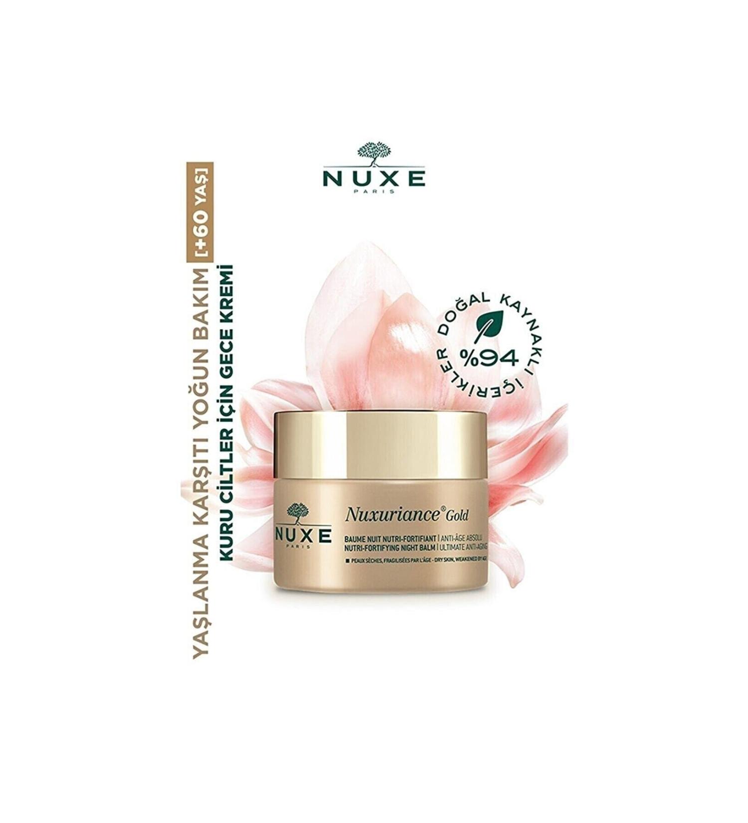 Nuxe Nuxuriance Gold Nutri Anti-Aging Nourishing Night Skin Cream 50 Ml Facelight99