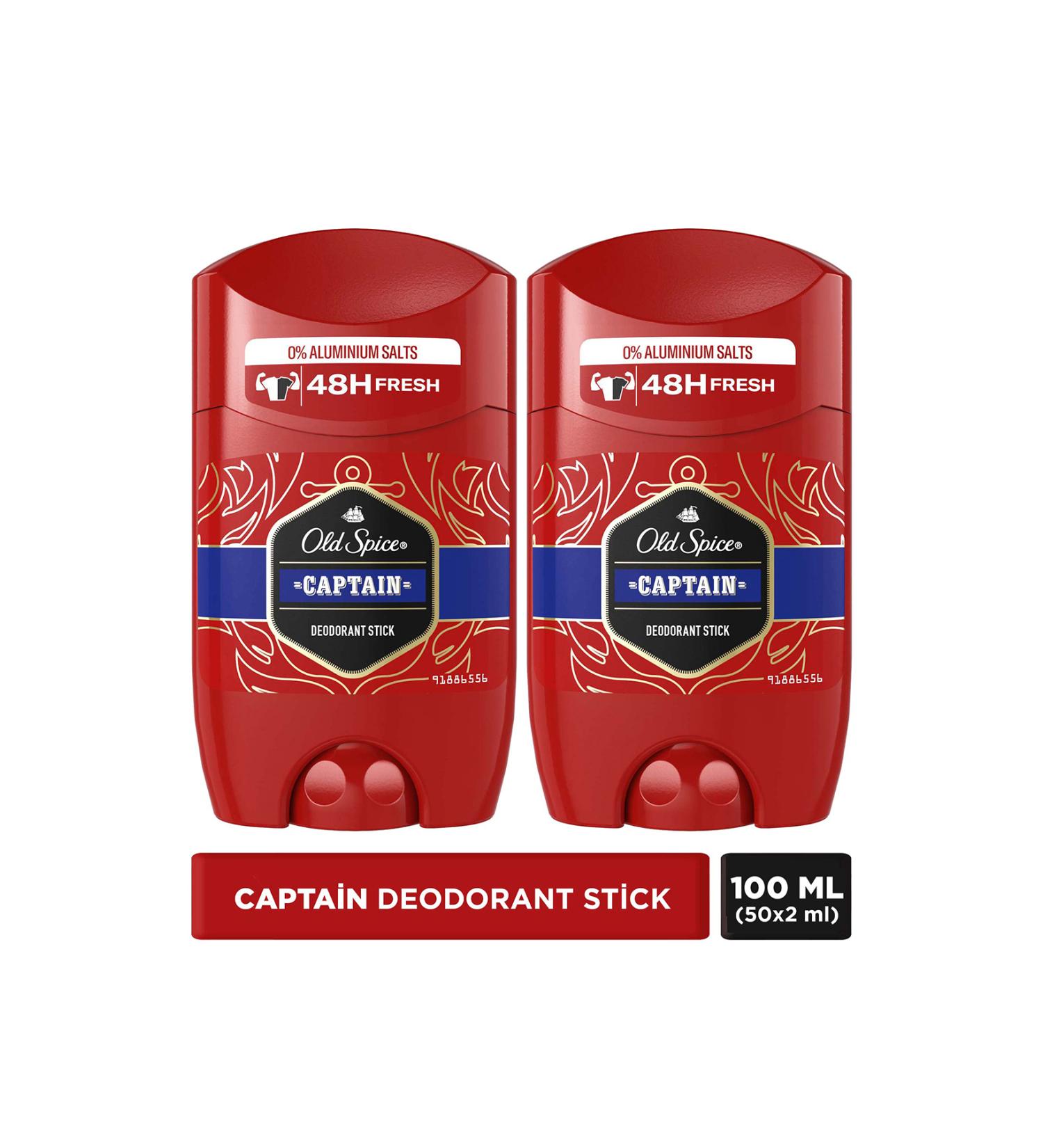 Old Spice Captain Men's Stick Deodorant 50x2 100 ml
