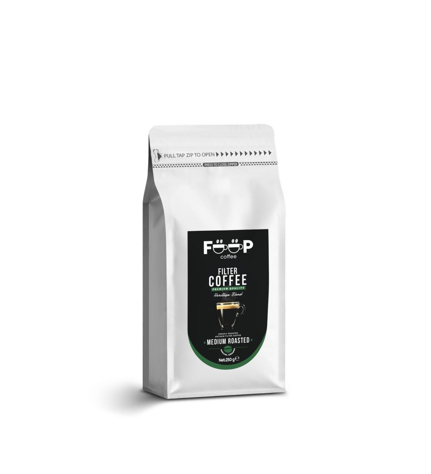 F p Coffee Medium Roast Bean Filter Coffee 250 Gr