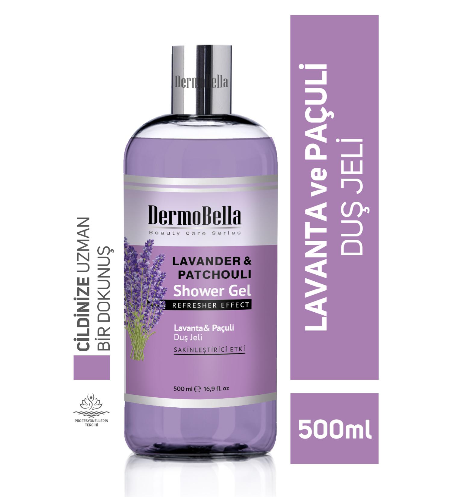 DERMOBELLA Lavender and Patchouli Essence Shower Gel 500 ml - Buy Online on GoSupps.com
