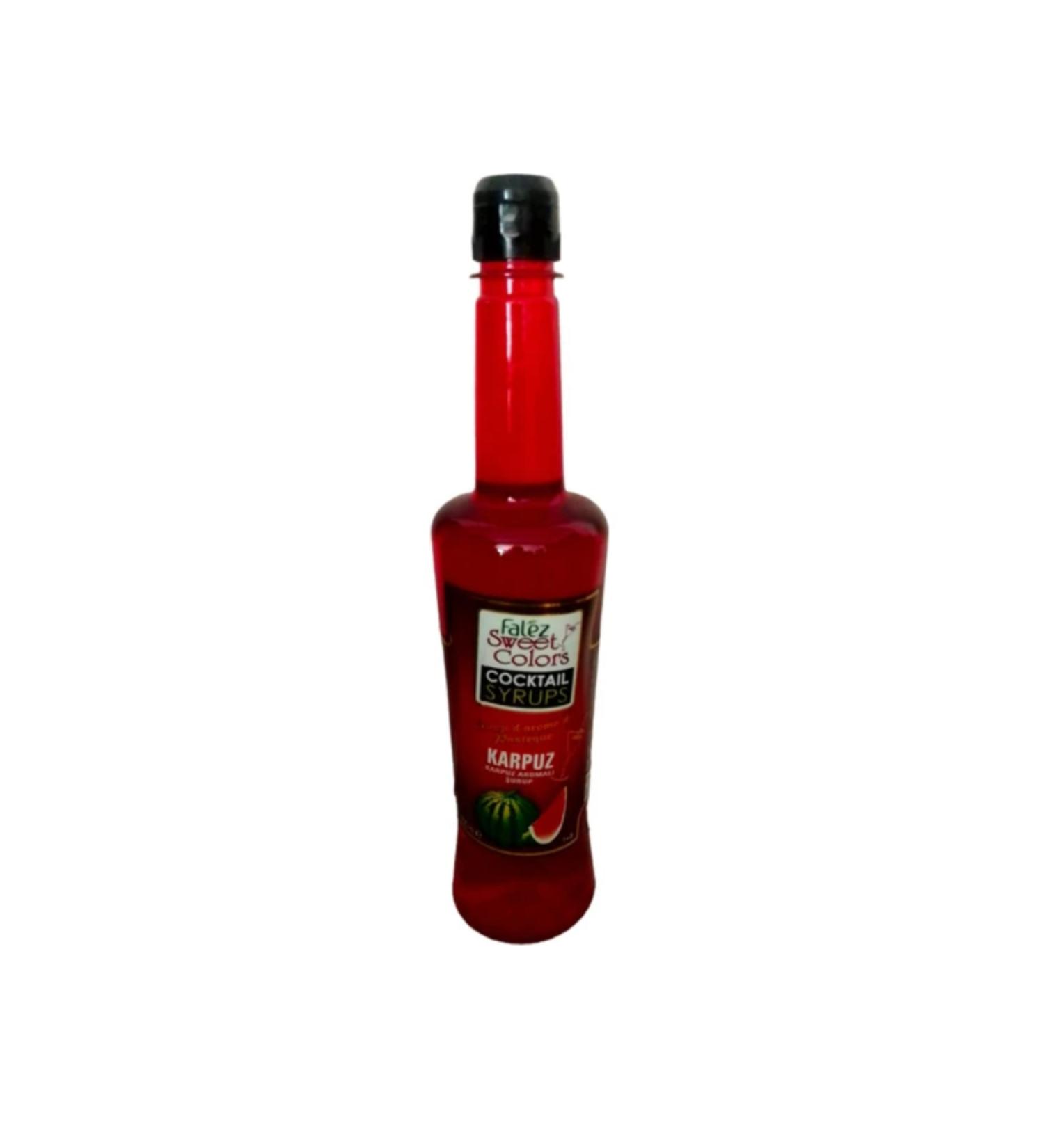 Falez Watermelon Flavored Cocktail Cake Coffee and Dessert Syrup 700ml