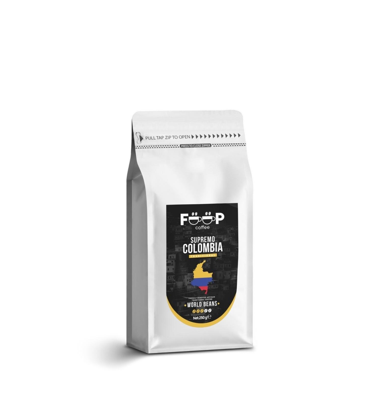 F p Coffee Colombia Local Coffee Beans 250 Gr