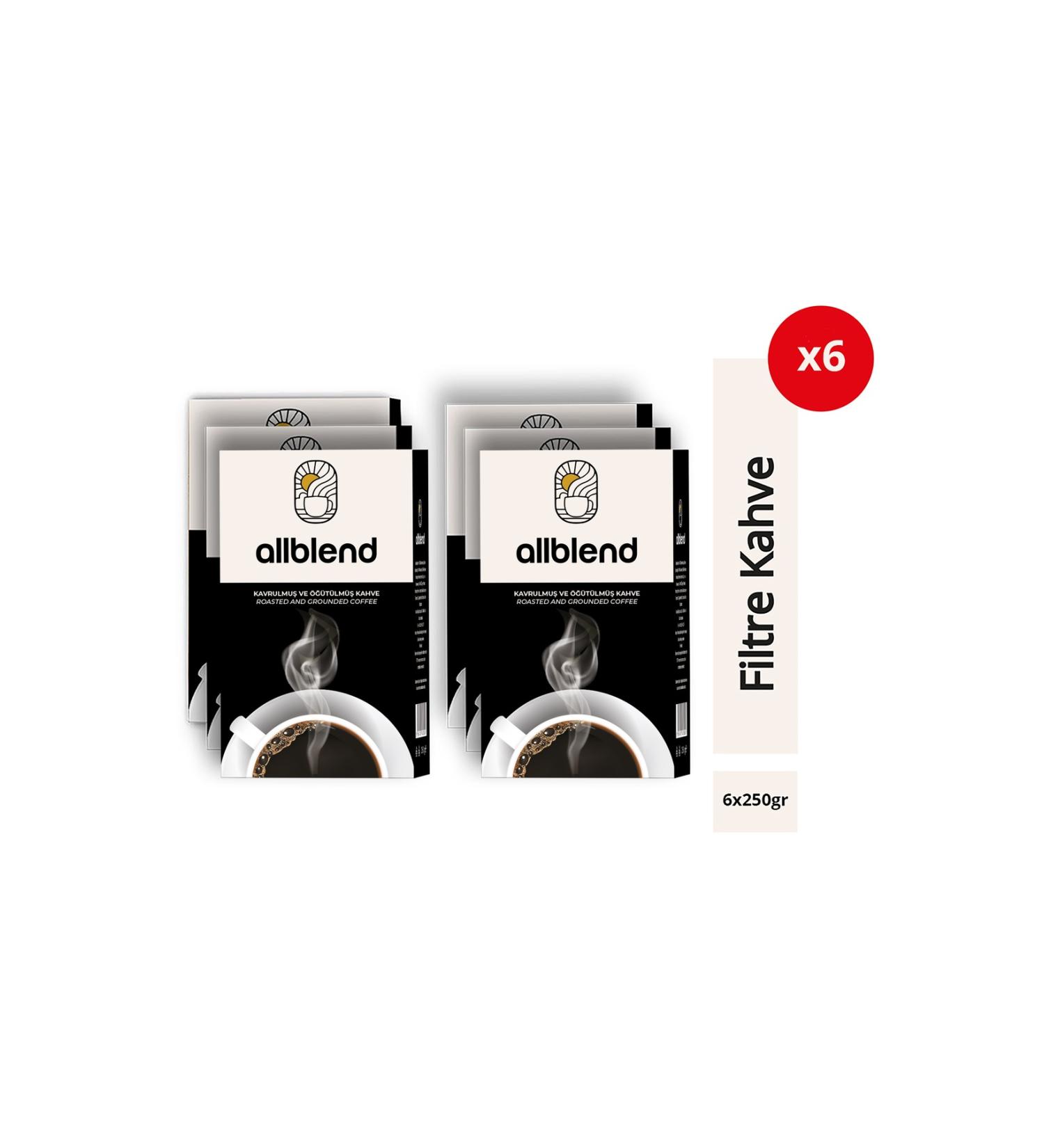 AllBlend Filter Coffee 250 gr. x 6 Pieces