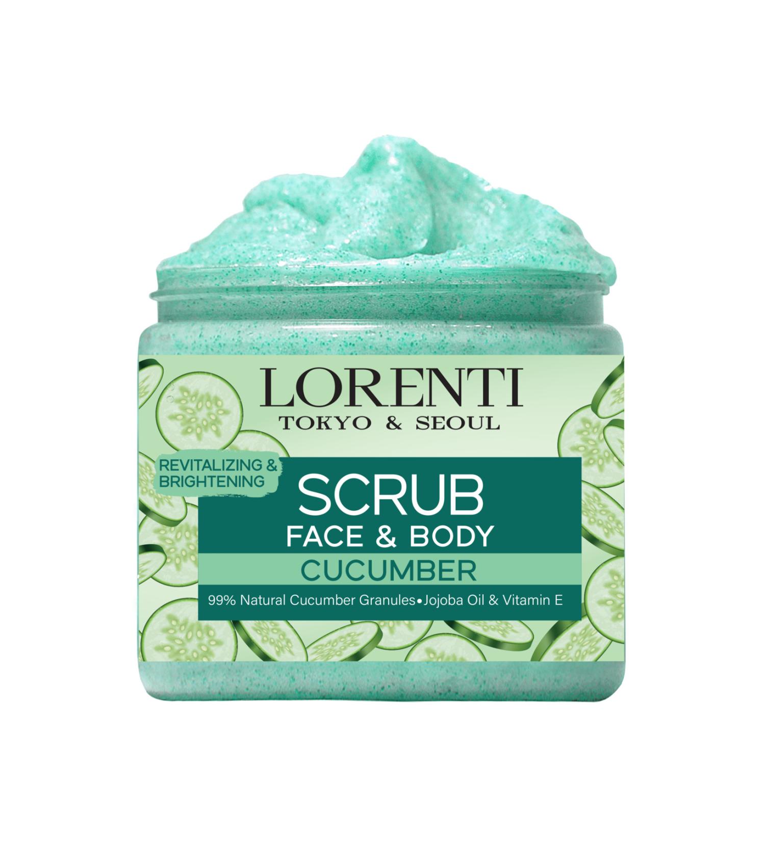 LORENT Cucumber Extract Revitalizing and Brightening - Face and Body Peeling 500 ml