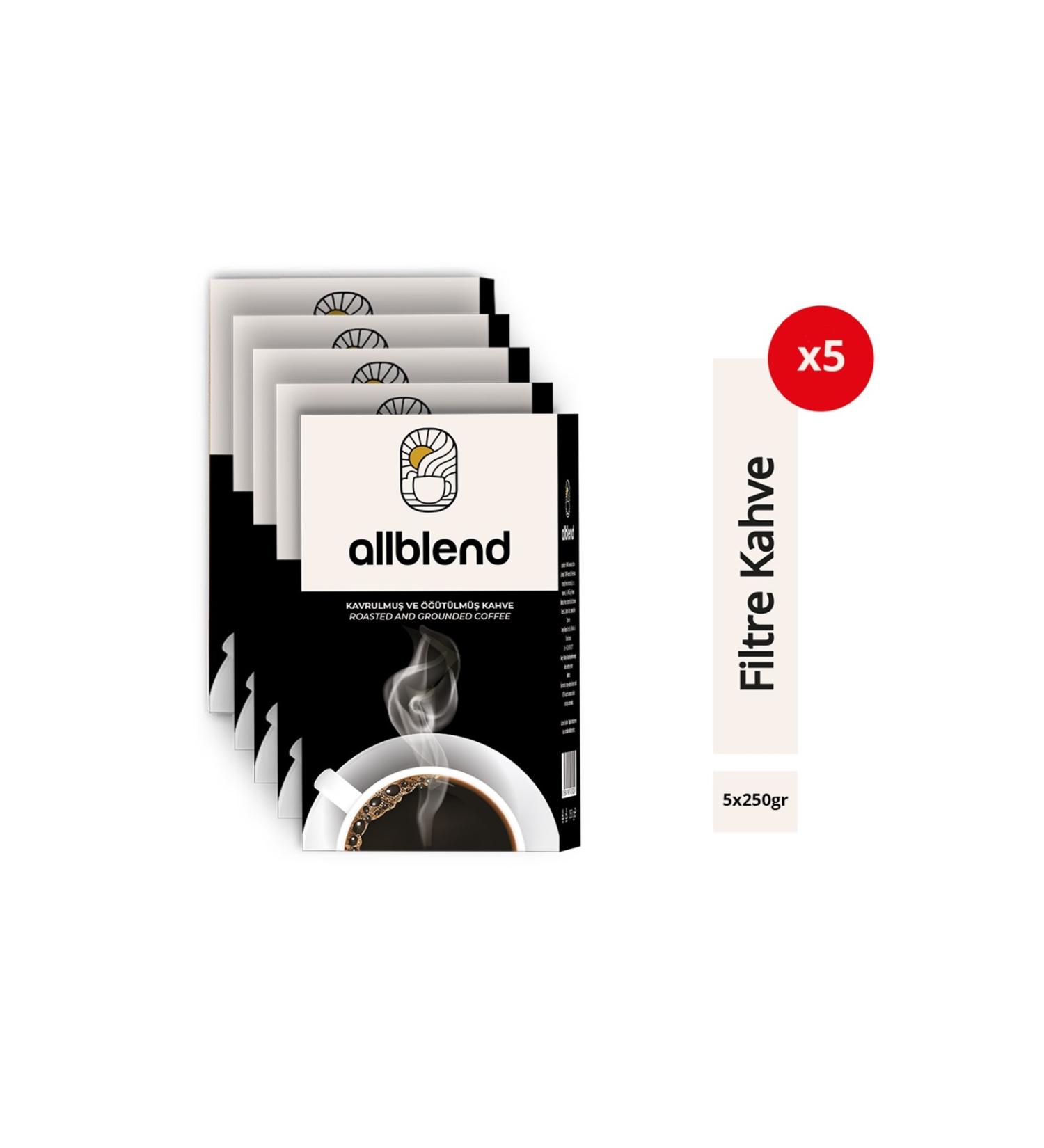 AllBlend Filter Coffee 250 gr. x 5 Pieces