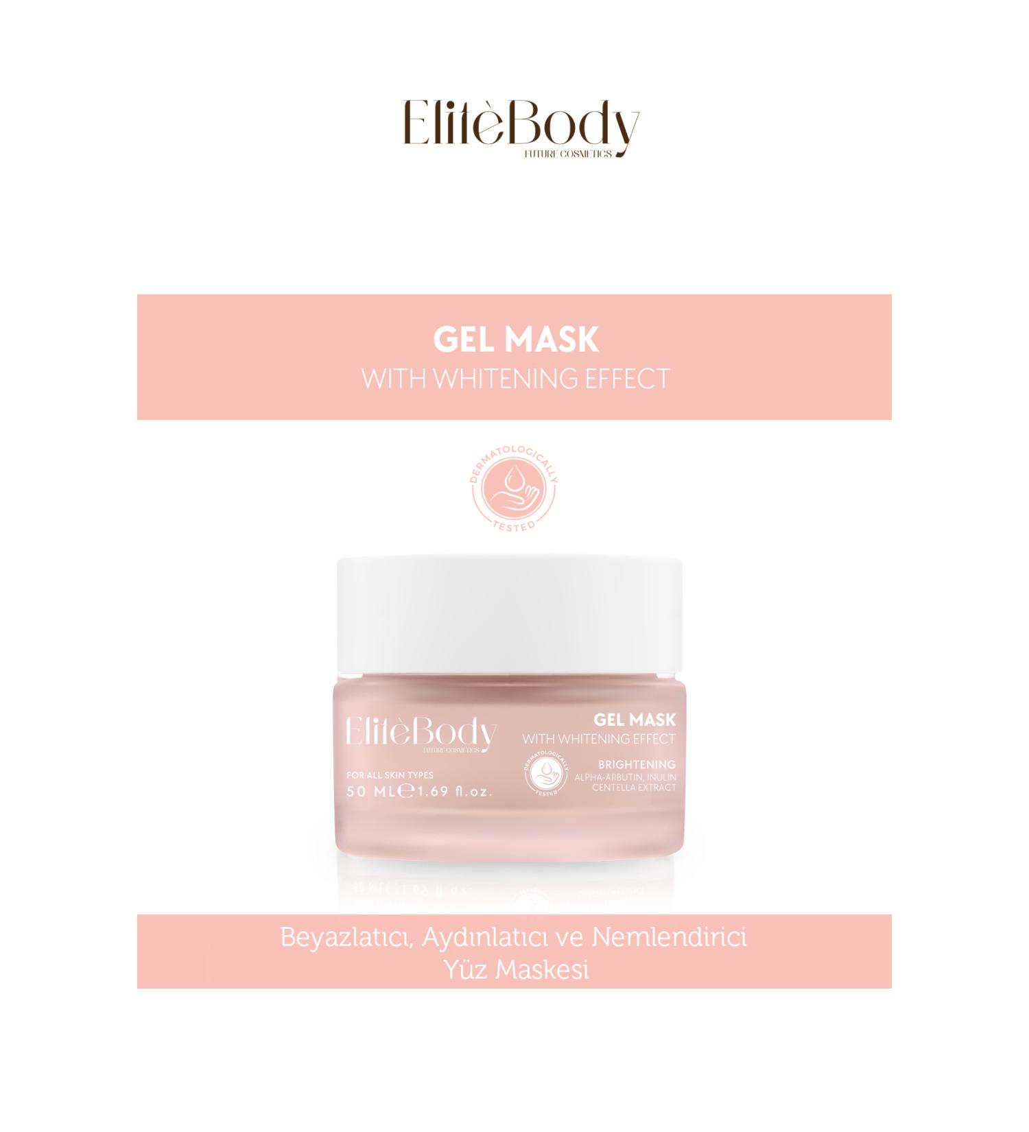 EliteBody Whitening Brightening and Moisturizing Face Mask - Buy Online on GoSupps.com