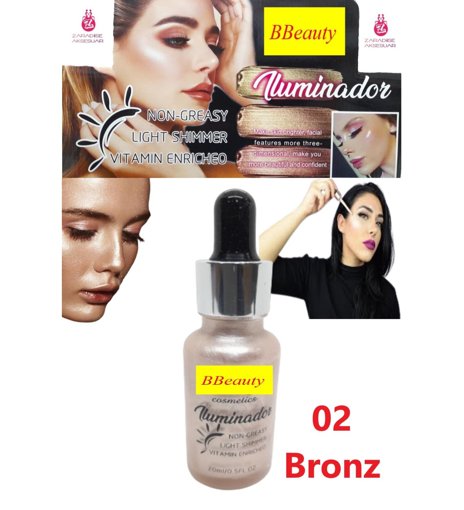 BBeauty Illuminador Liquid Highlighter Skin Luminous Liquid Shimmer 20 ml