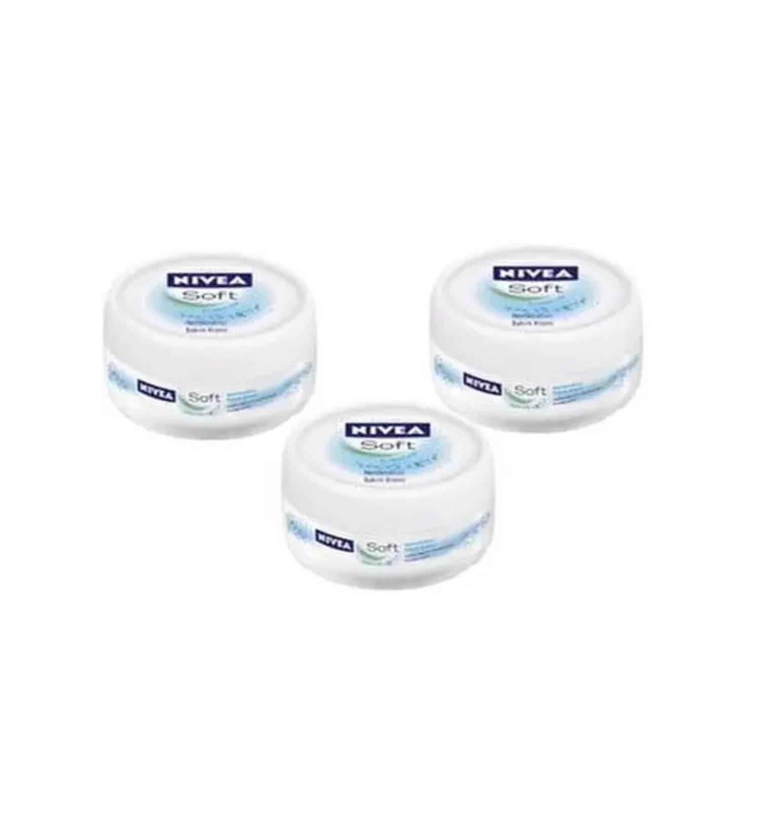 NIVEA SOFT CREAM 100ML X 3 PIECES