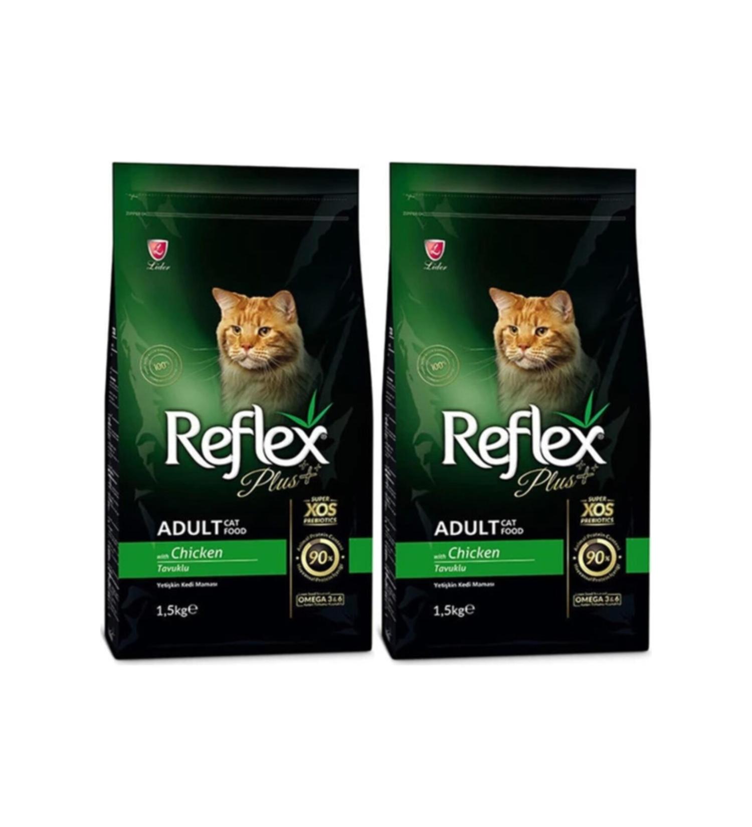 Reflex Chicken Cat Food 1.5 kg x 2