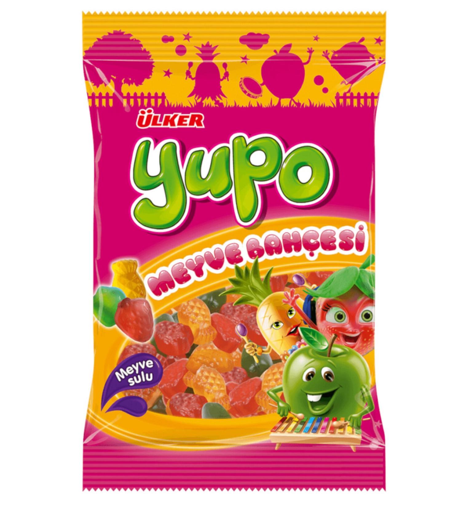 Ulker Yupo Jelly Fruit Garden 80 gr 24 Pieces
