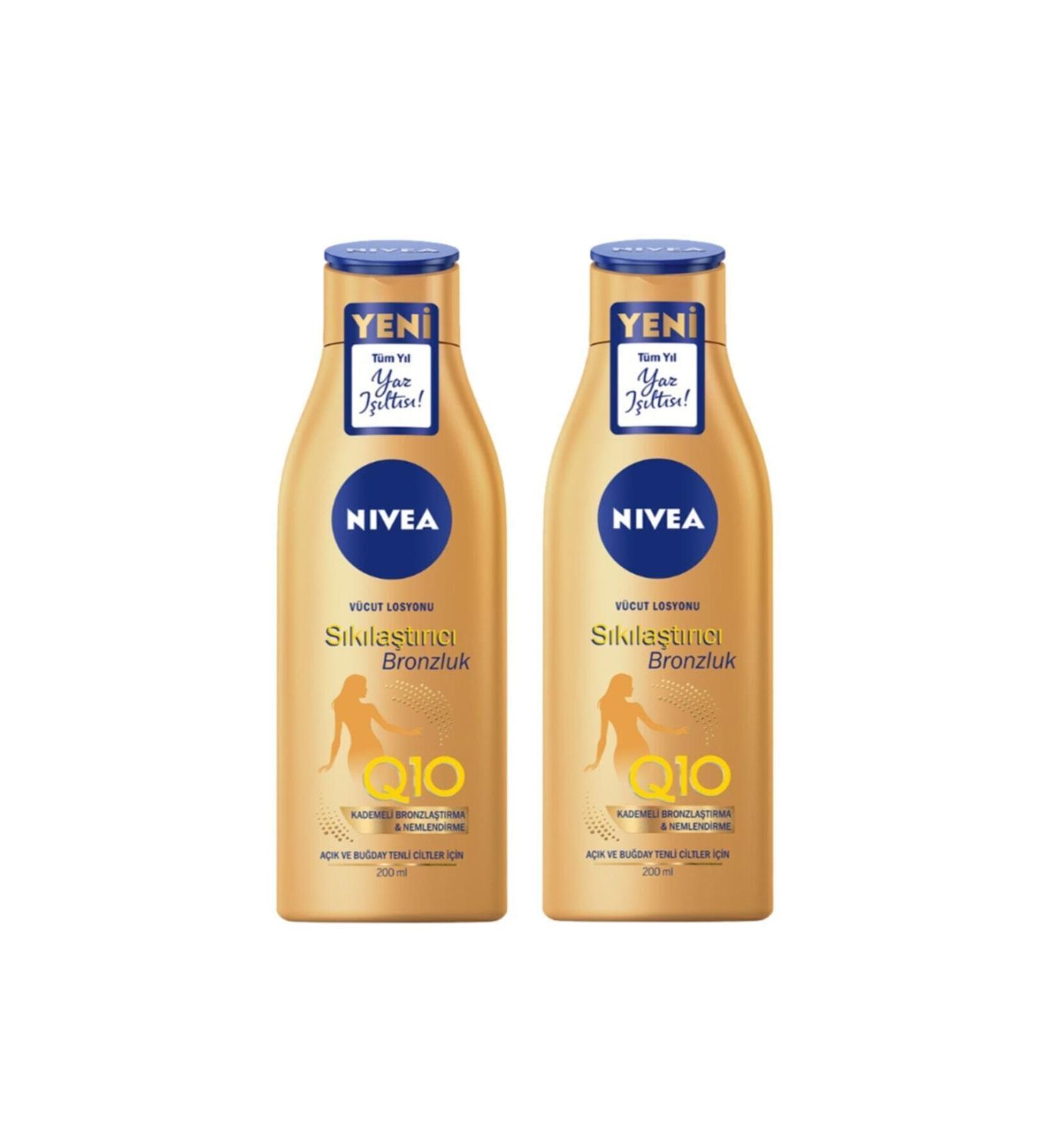 NIVEA Q10 Firming & Tanning Body Lotion 200 Ml X 2 Pieces