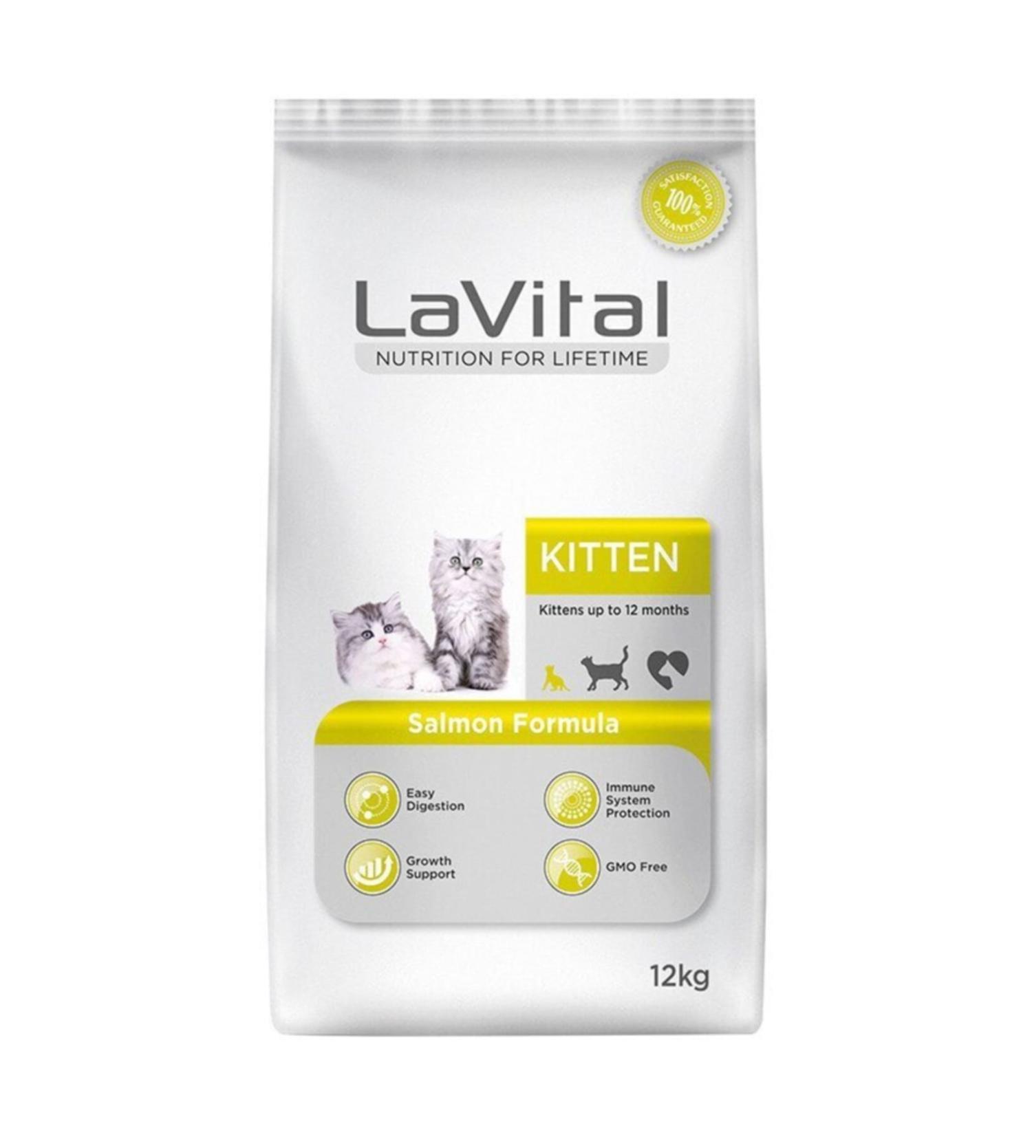 La Vital Kitten Salmon Kitten Food 12 Kg