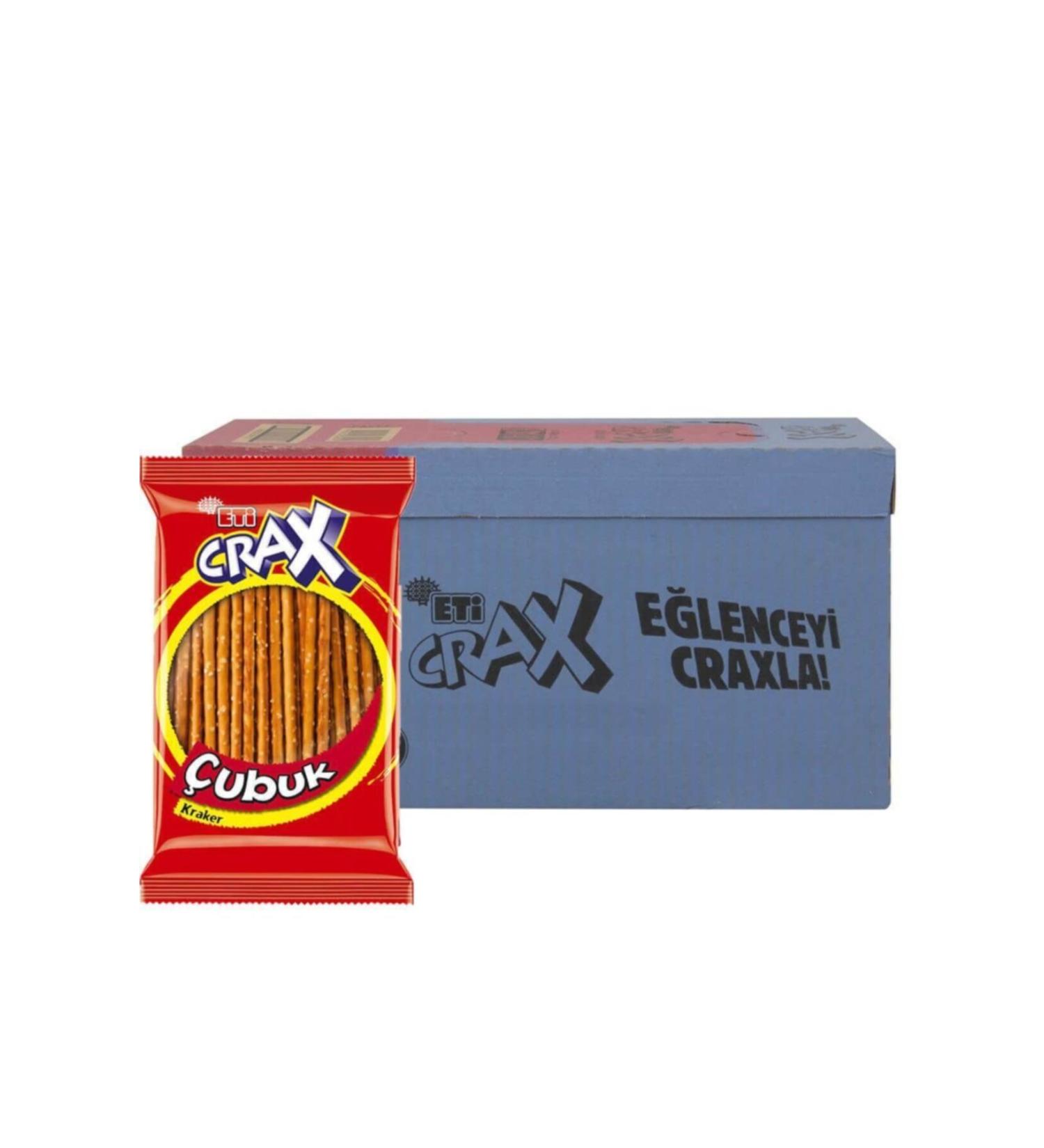 Eti Crax Stick Crackers 85 Gr X 12 Pieces