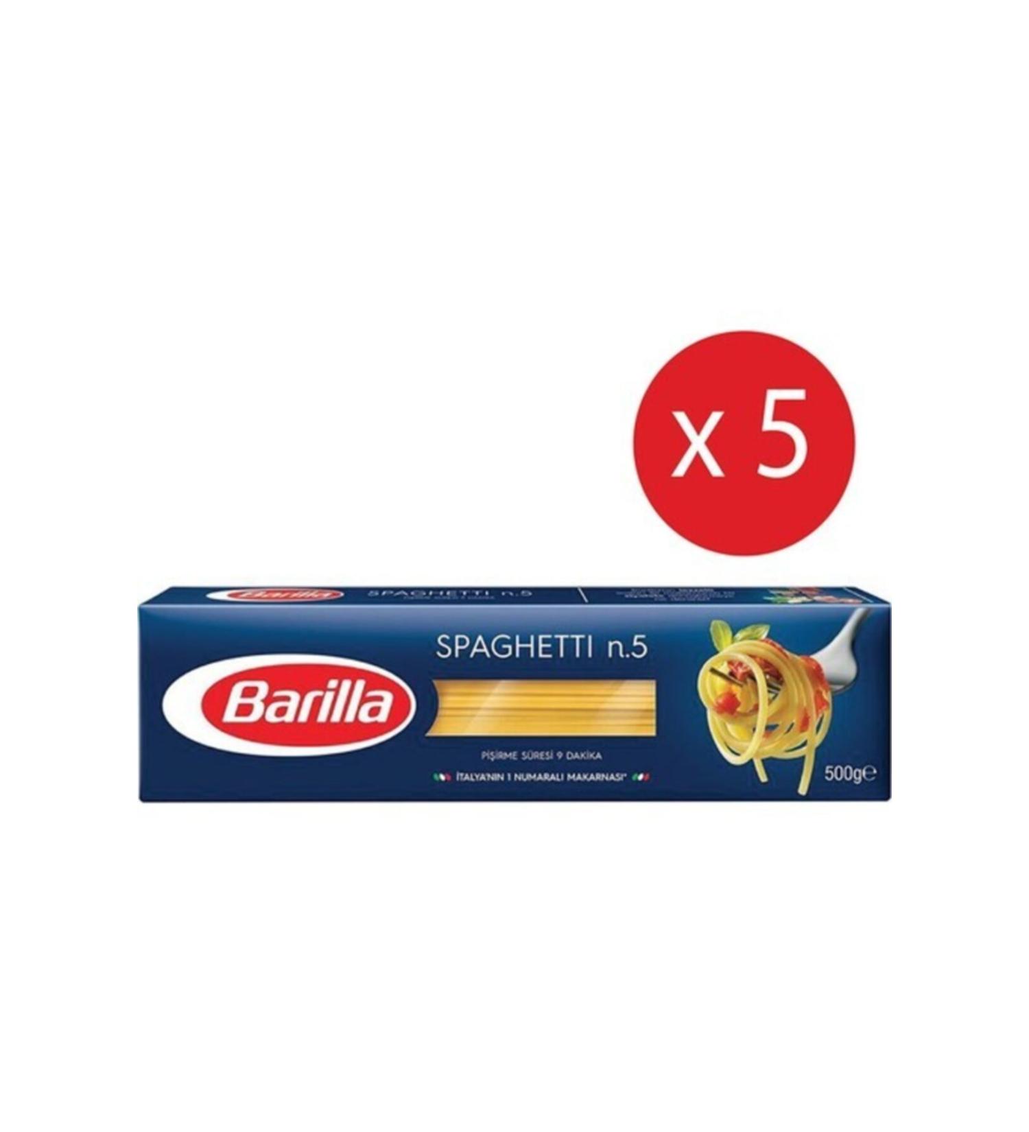 Barilla Spaghetti Pasta 5 Pieces