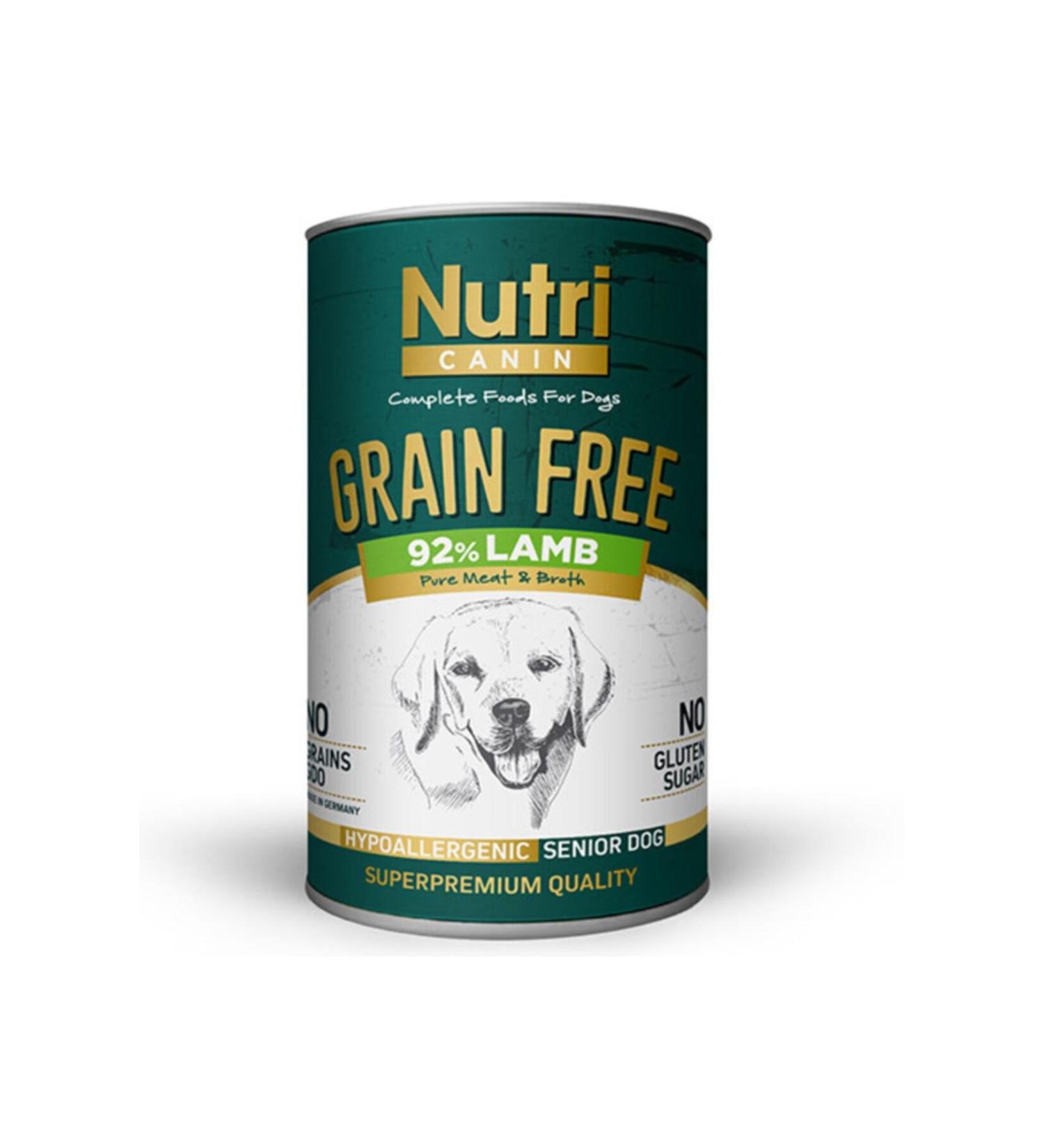 Nutri Canin Lamb Sweet Potato Grain Free Senior Dog Food