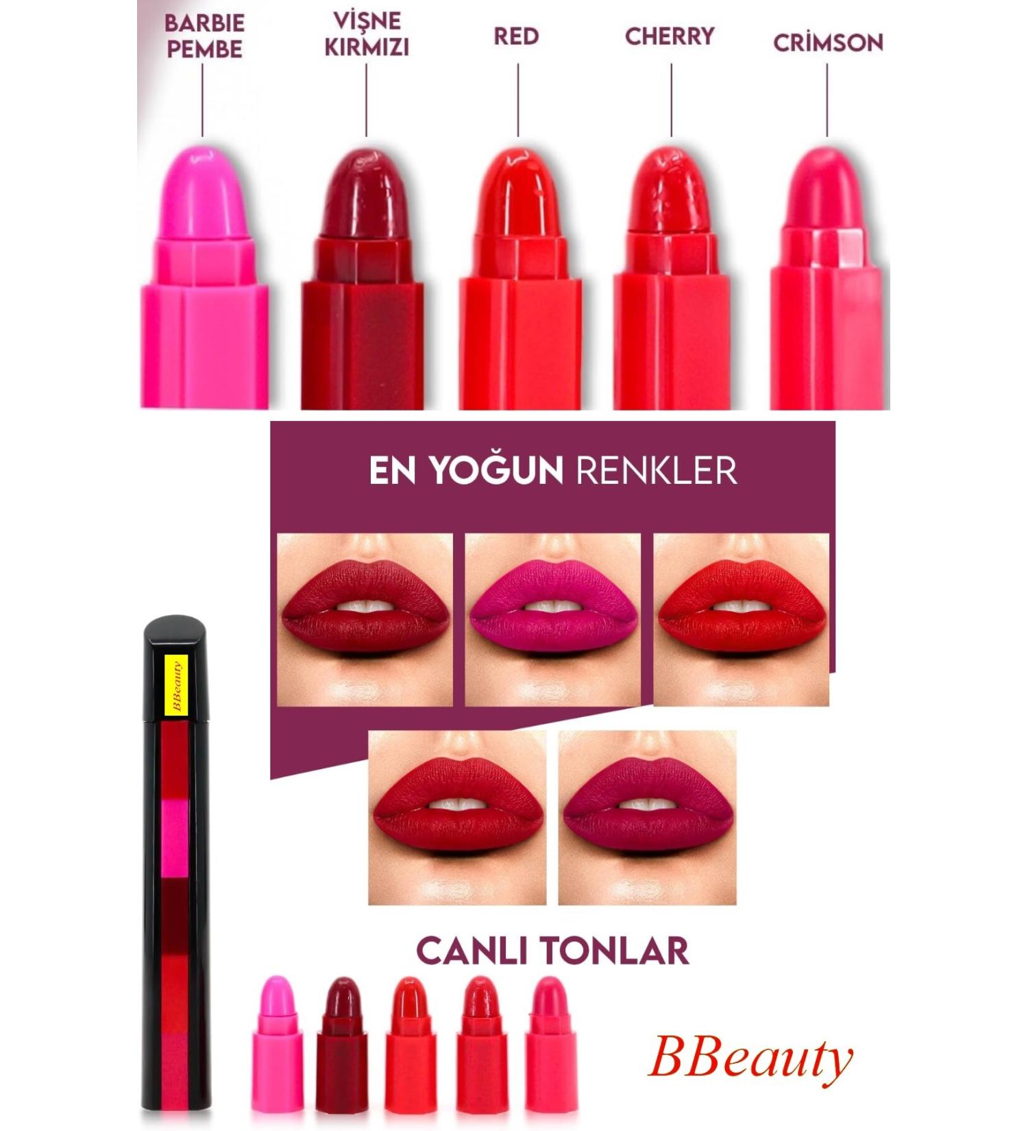 BBeauty 5-Piece Matryoshka Matte Lipstick Set - Buy Online on GoSupps.com