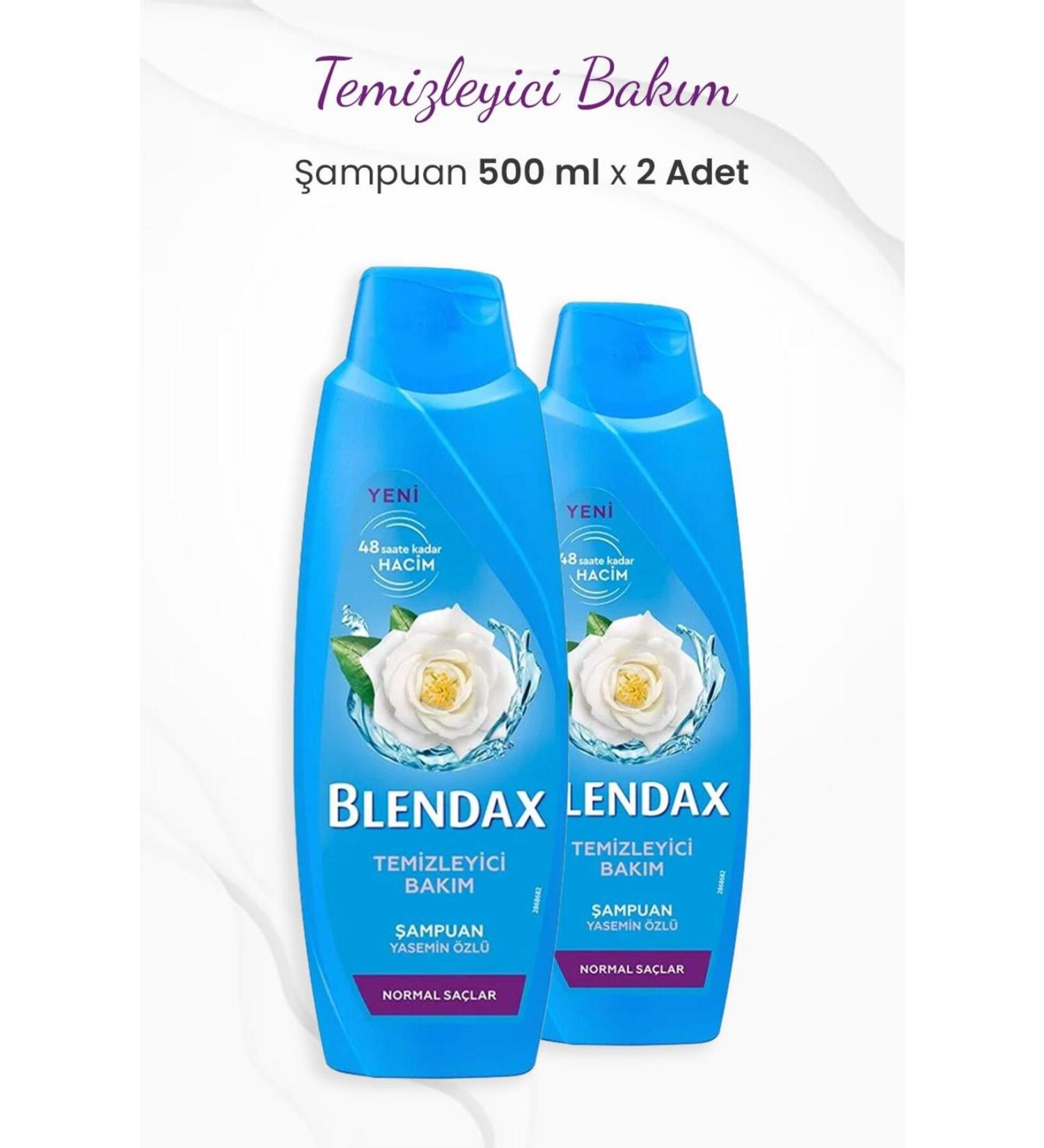 Blendax Jasmine Essence Cleansing Care Shampoo 500 ml x 2 Pieces