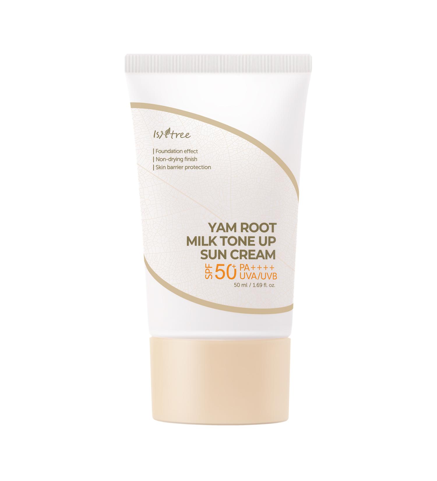 Isntree Yam Root Milk Tone Up Sun Cream 50 Ml (Tone Equalizing Vegan Sun Cream Spf50+/pa++++) - Buy Online on GoSupps.com