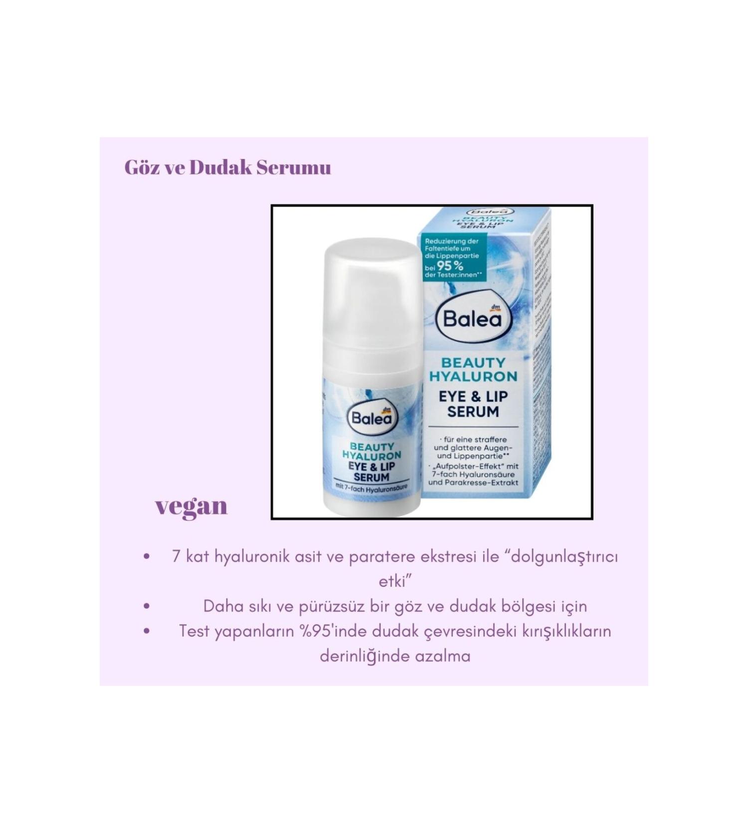 BALEA EYE AND LIP CONTOUR CARE SERUM GERMAN QUALITY - Buy Online on GoSupps.com