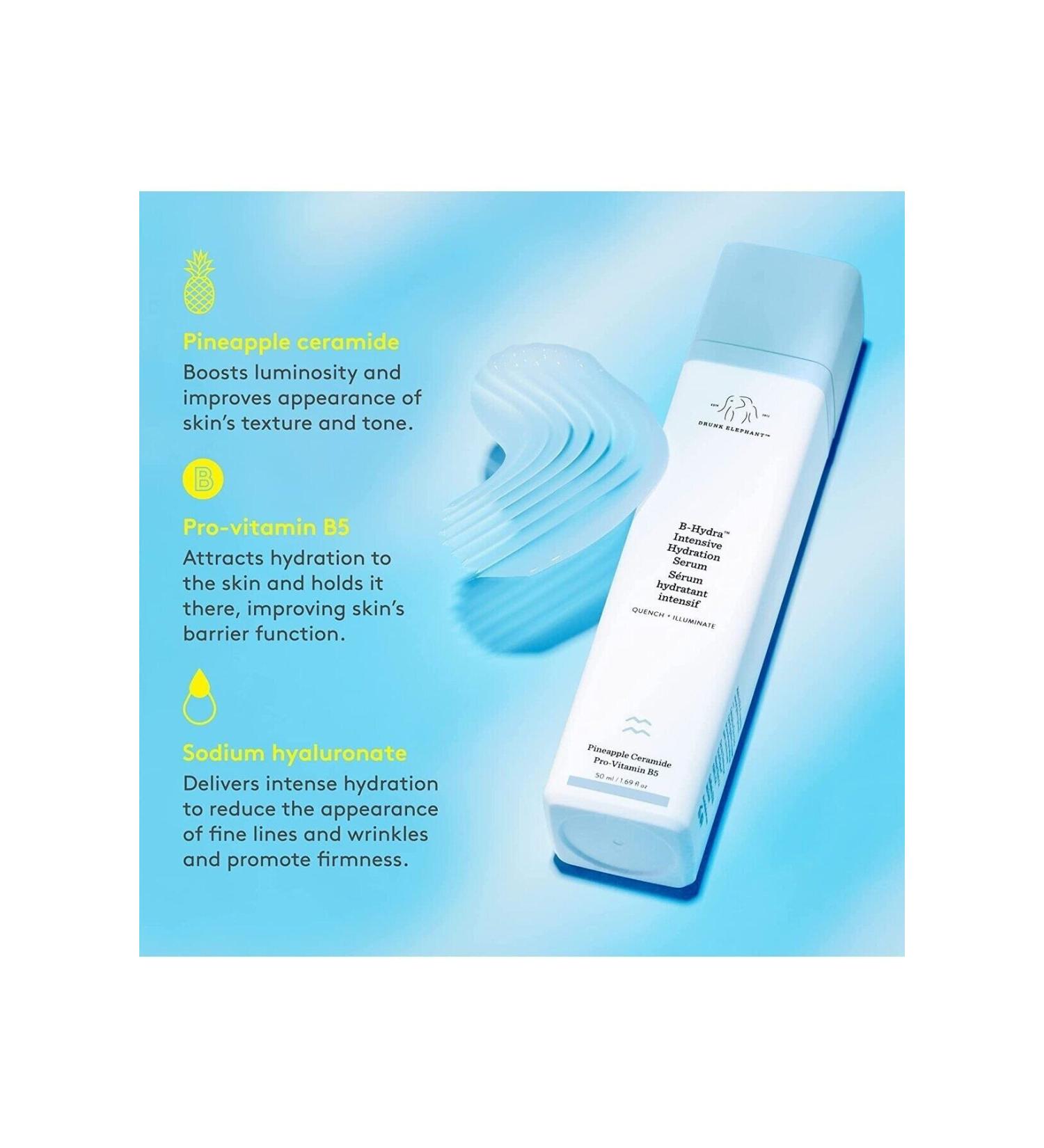 Drunk Elephant B-Hydra Intensive Hydration Serum - Intensive Moisturizing Serum 50 ml Facelight387