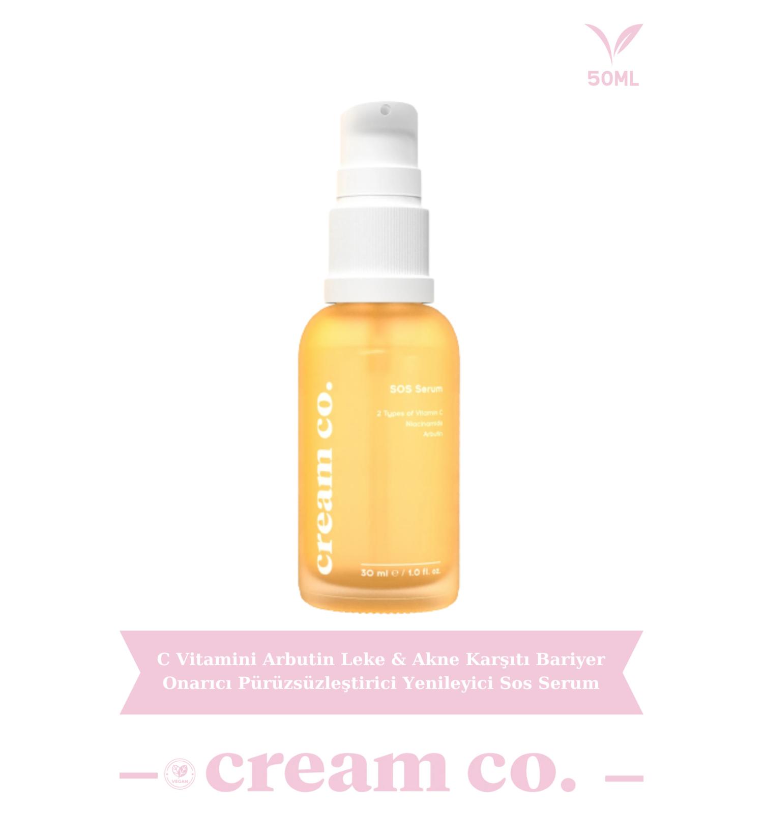 Cream Co. Vitamin C Arbutin Anti-Blemish & Acne Barrier Repair Smoothing Renewing Sauce Serum 30 Ml