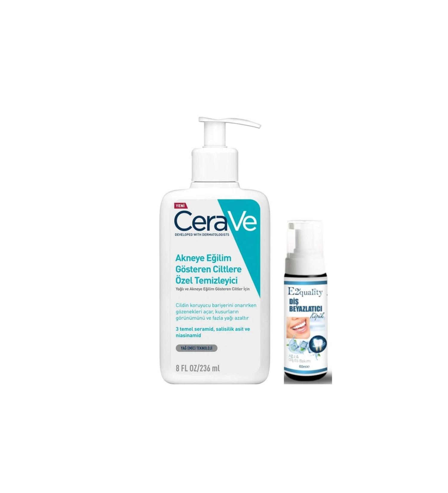 CeraVe Washing Gel for Oily and Irregular Skin 236 ml - Teeth Whitening Foam