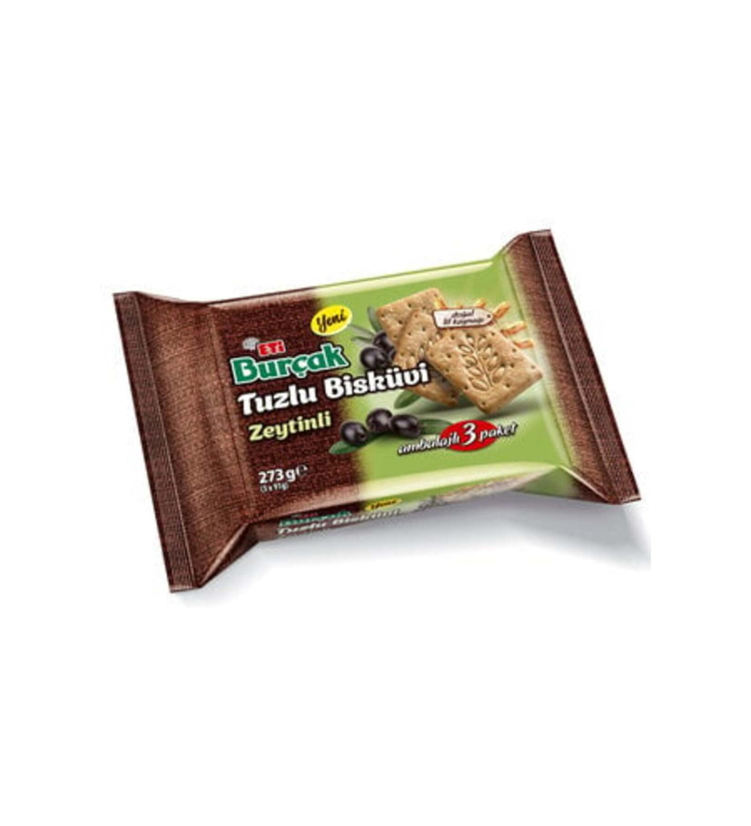 Eti Bur ak Salted Olive Biscuits 3x91 gr (2 PIECES)