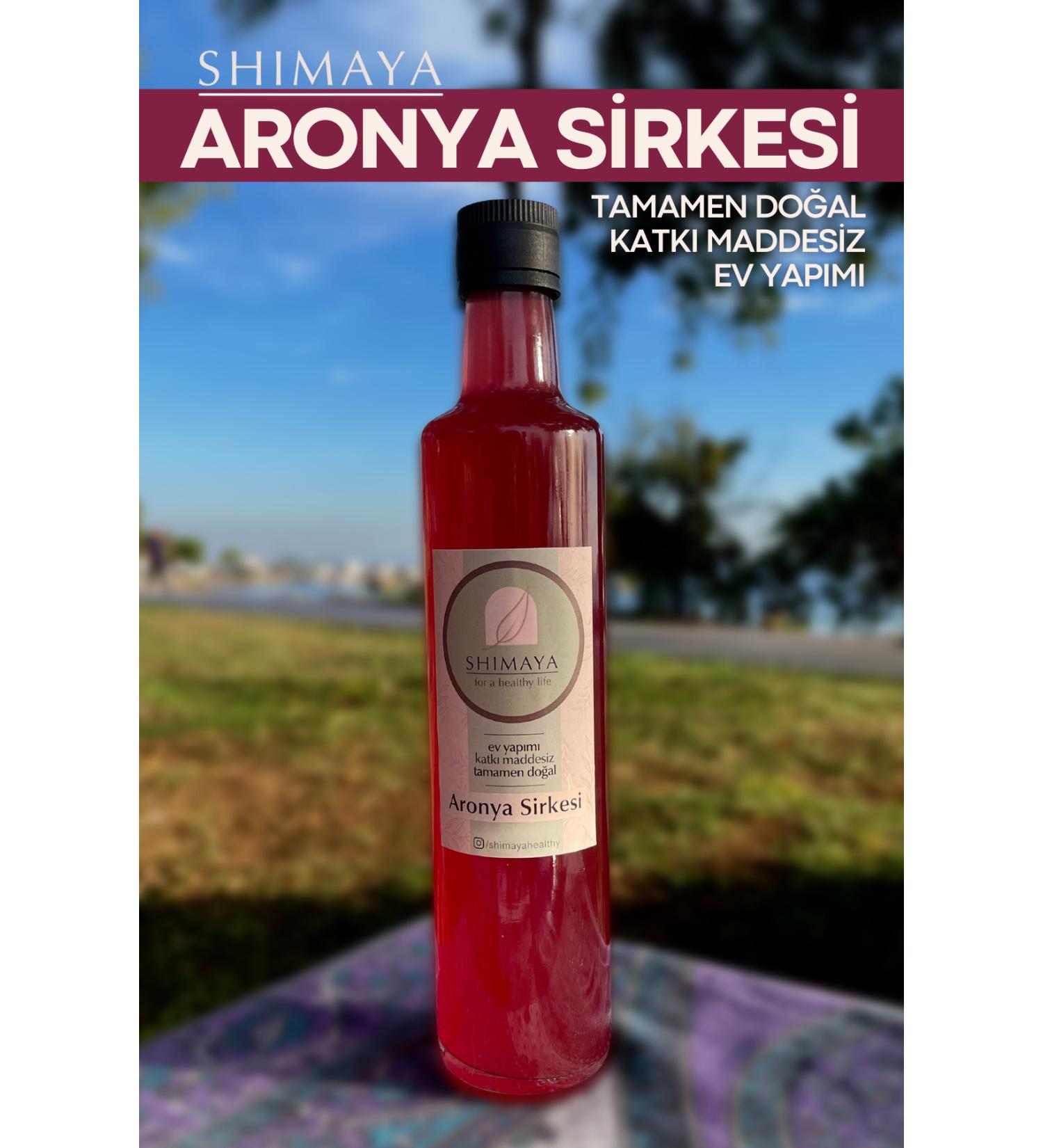 SHIMAYA Aronia Vinegar (500 ML) 0 Homemade And Natural Fermentation