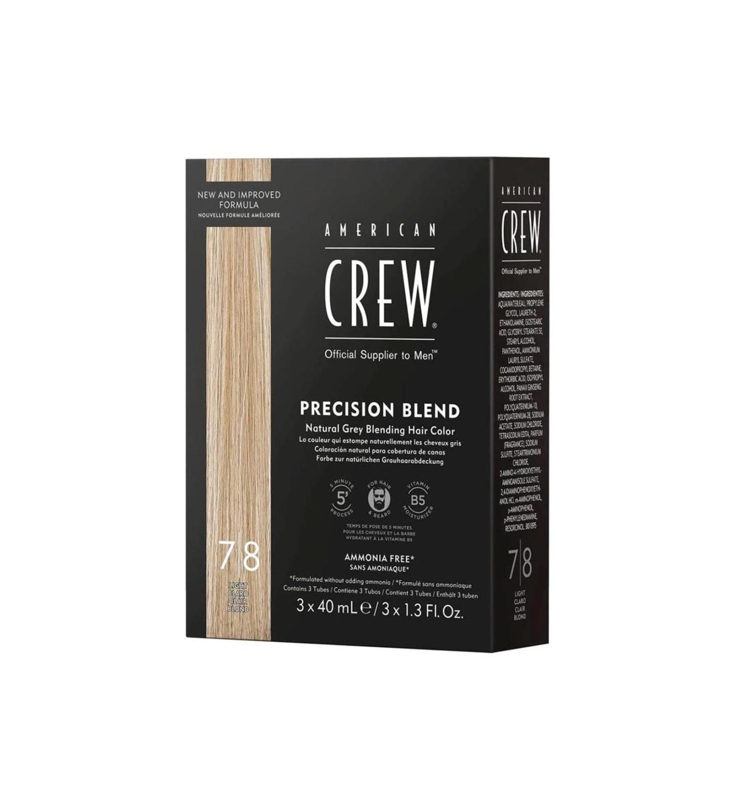 American Crew Precision Blend Light 7/8 White Concealer 3x40ML