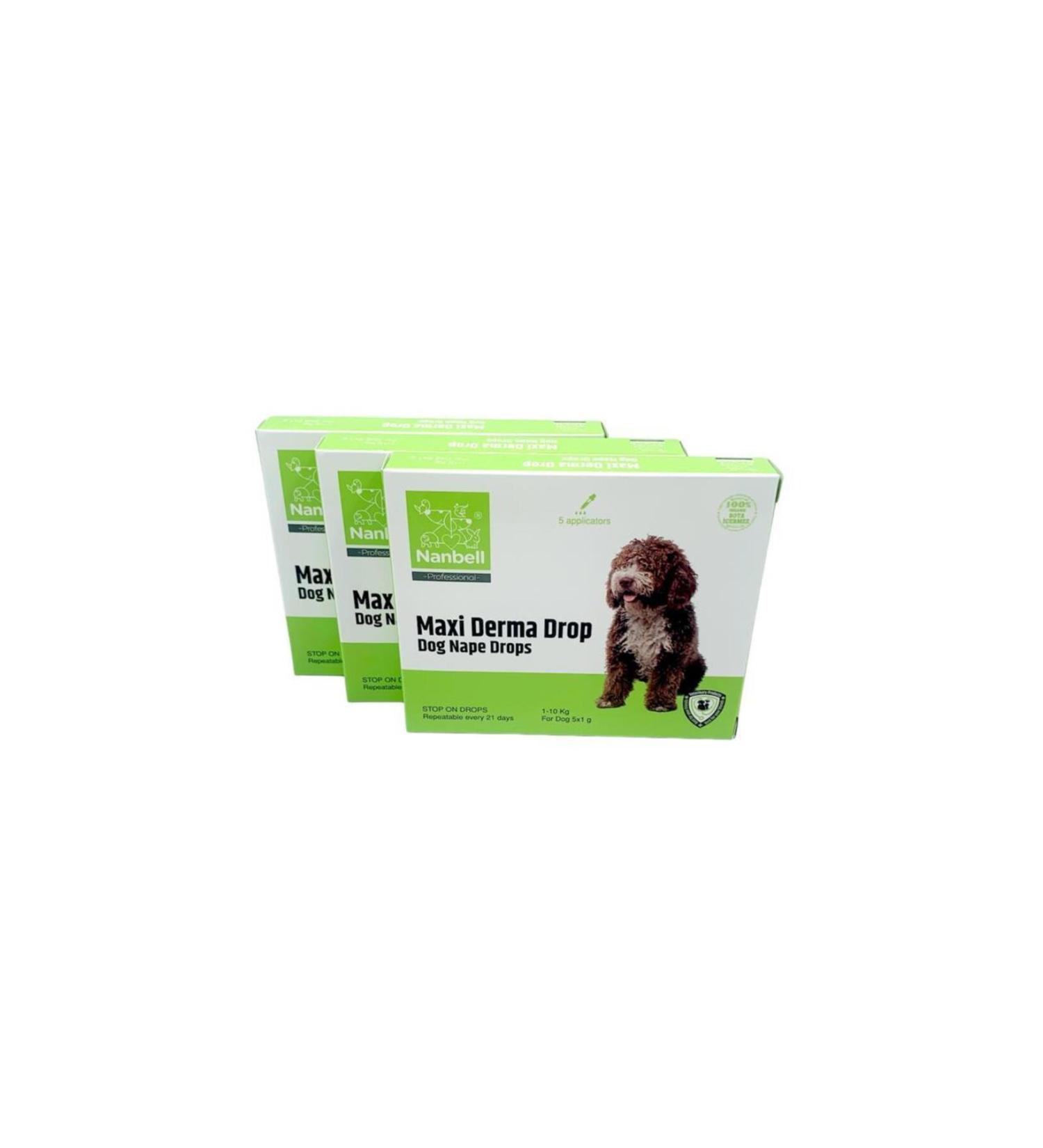 Nanbell 3 Boxes 5 Drops Package for Dogs 1-10kg