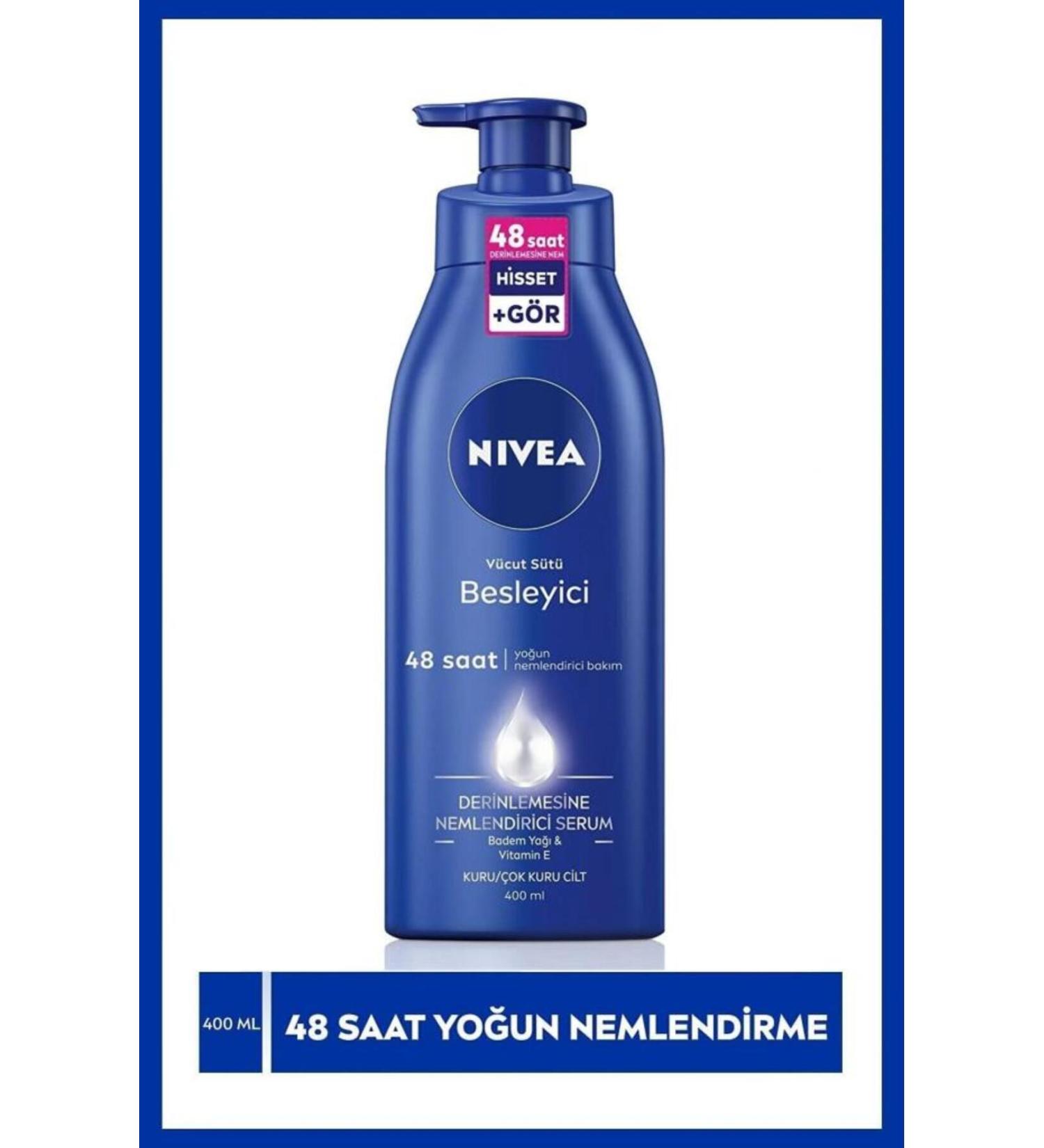 NIVEA Nourishing Body Milk (INTENSIVE MOISTURIZING CARE) 400 ml - Buy Online on GoSupps.com
