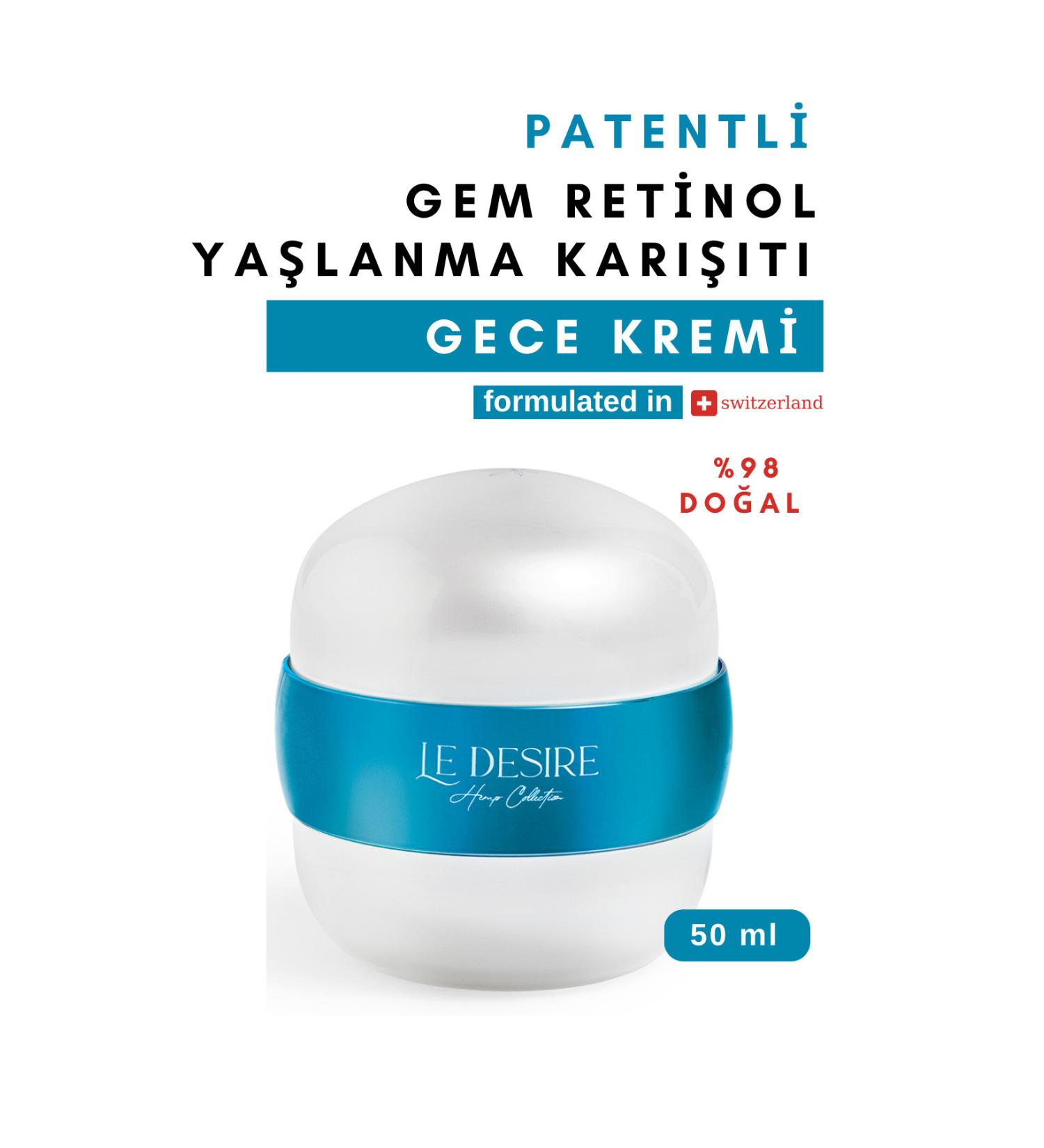 Le D sire Cosmetics Anti-Aging and Anti-Wrinkle Night Care Cream Moisturizing Barrier Repair 50 Ml - Buy Online on GoSupps.com