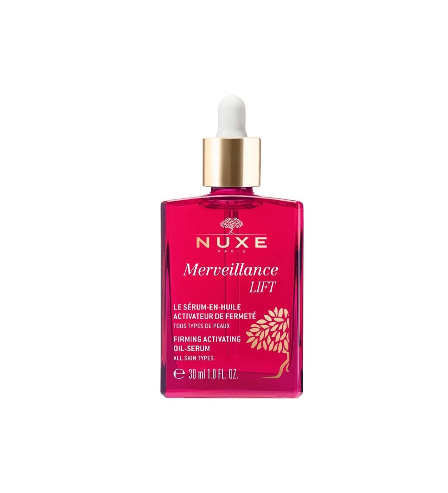 Nuxe Merveillance Lift Firming Firming Anti-Aging Oil Serum 30 Ml- Facelight413