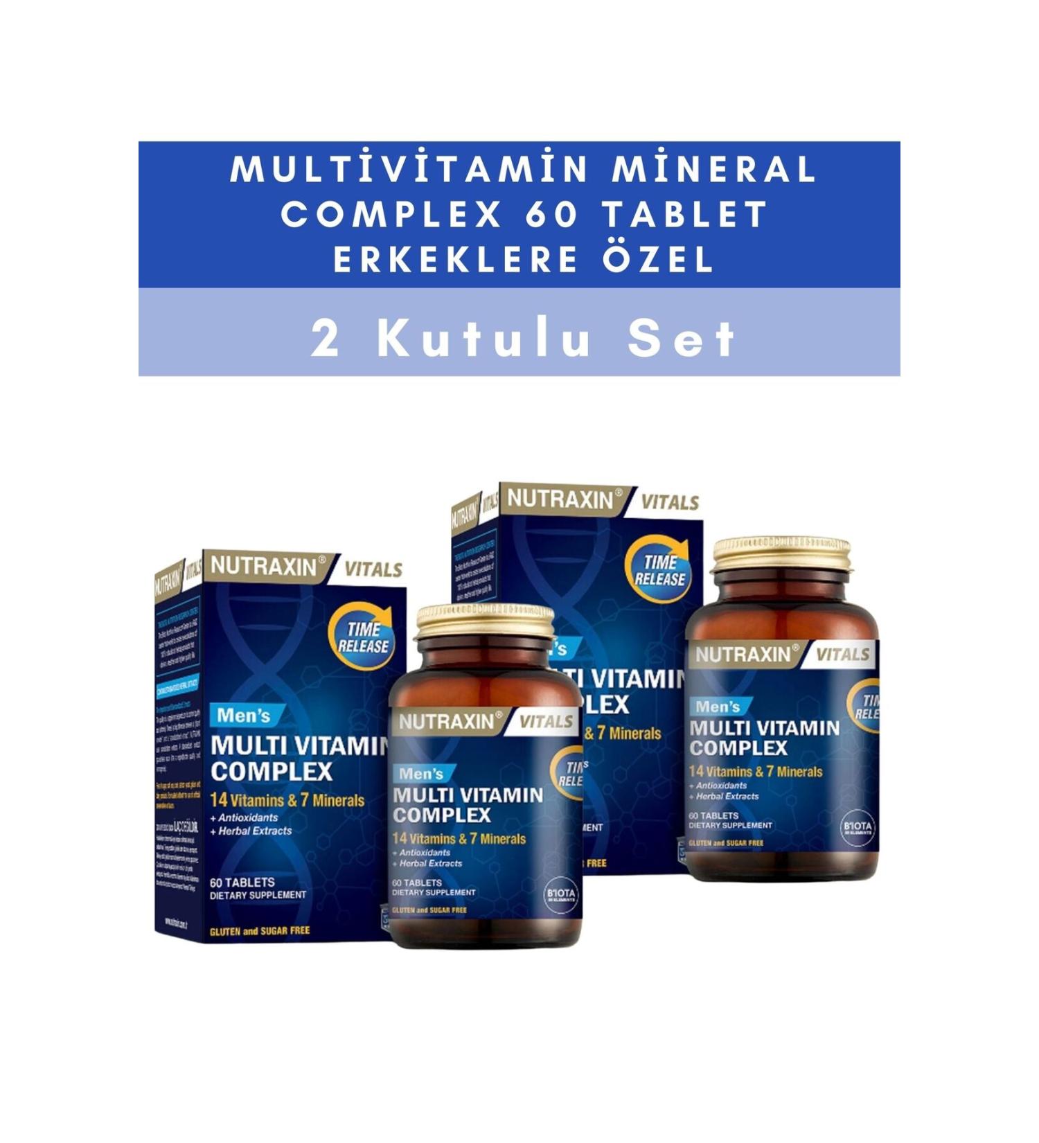 Nutraxin Men Multivitamin 2 BOXED SET