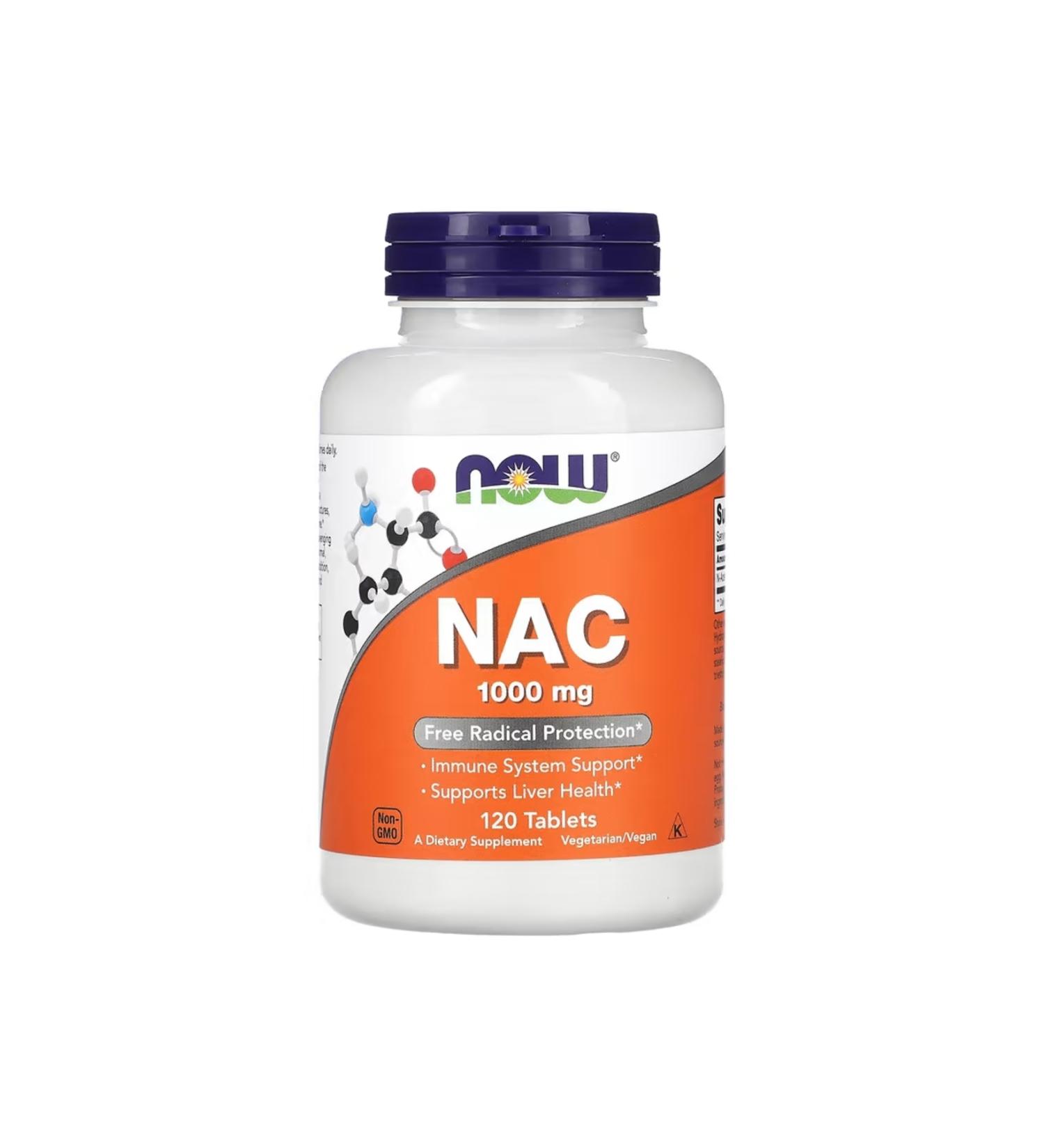 Now Foods NAC 1 000 mg 120 Tablets
