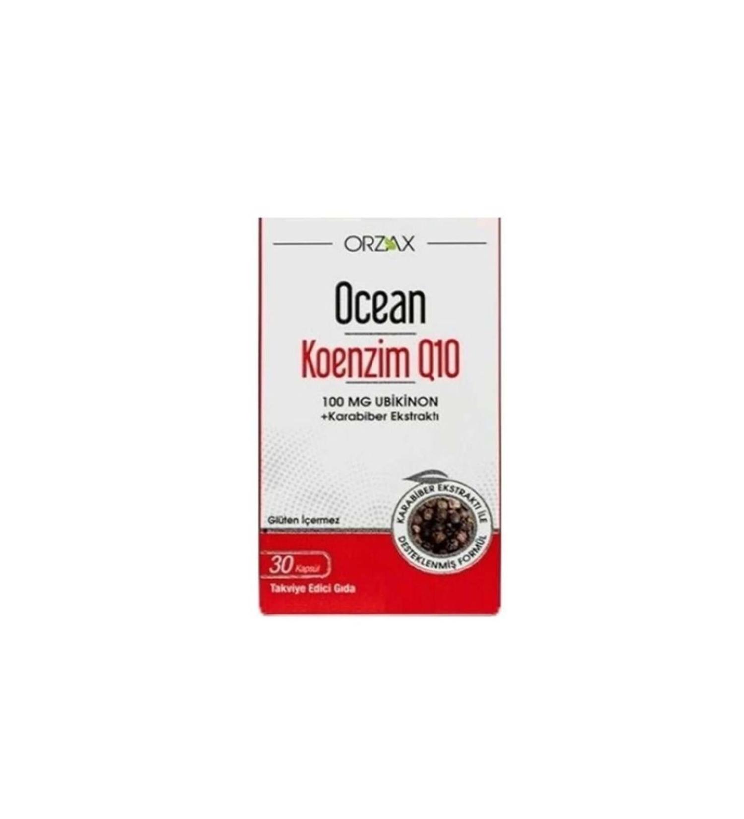 Ocean Coenzyme Q10 30 Capsules Food Supplement..orxz