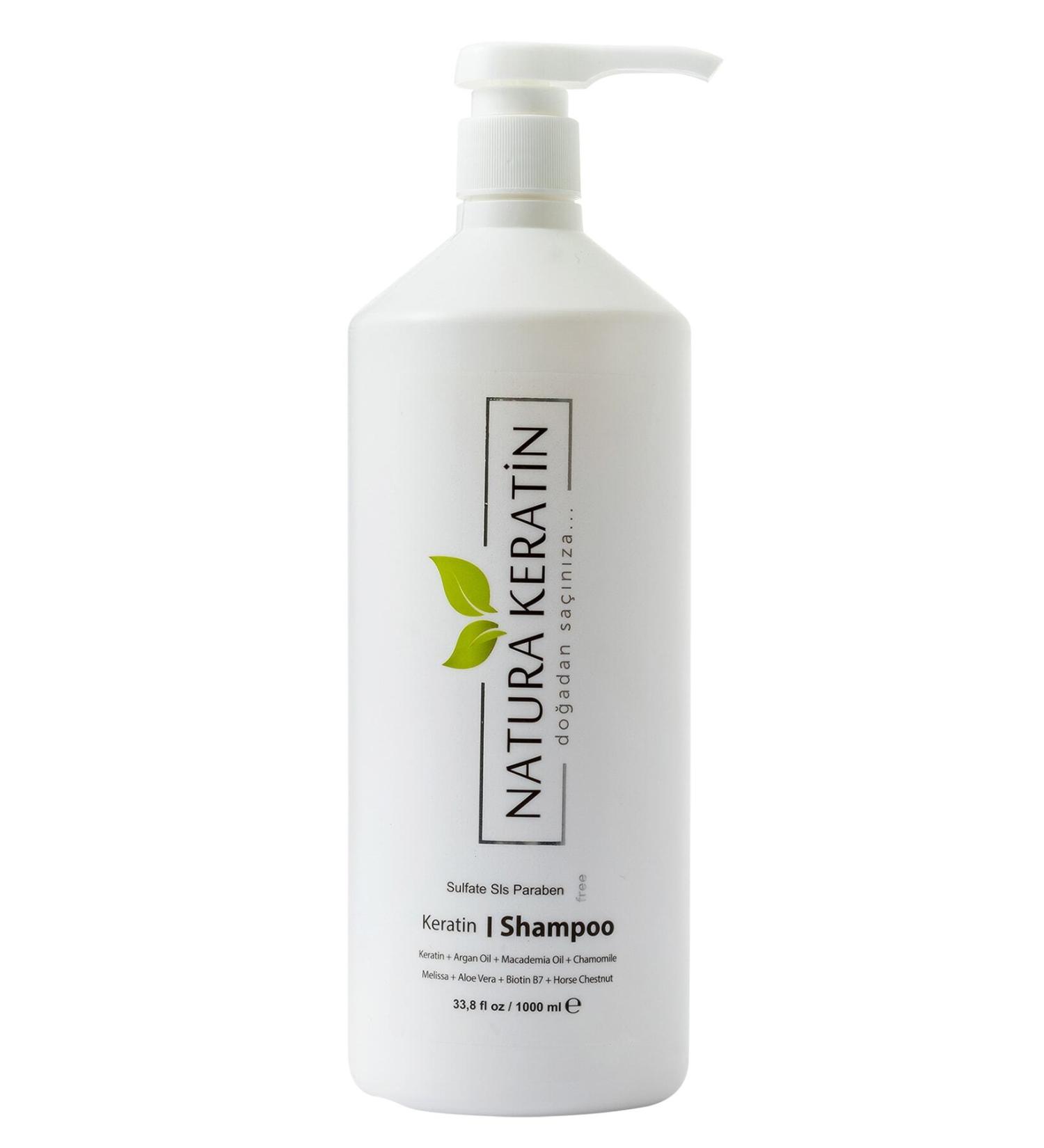 Natura Keratin Sulfate Free Shampoo 1000 ml - Buy Online on GoSupps.com