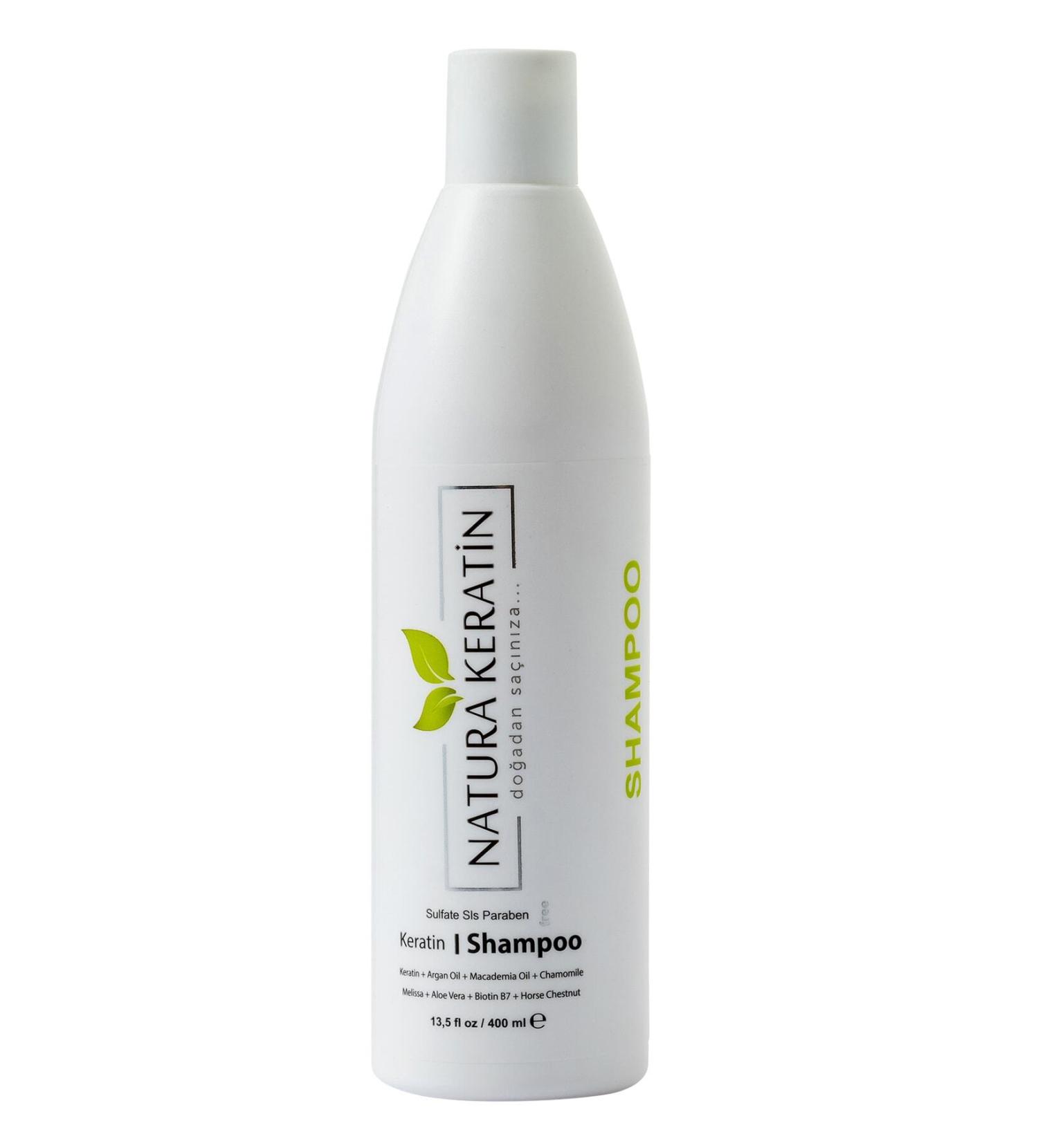 Natura Keratin Sulfate Free Shampoo 400 Ml - Buy Online on GoSupps.com