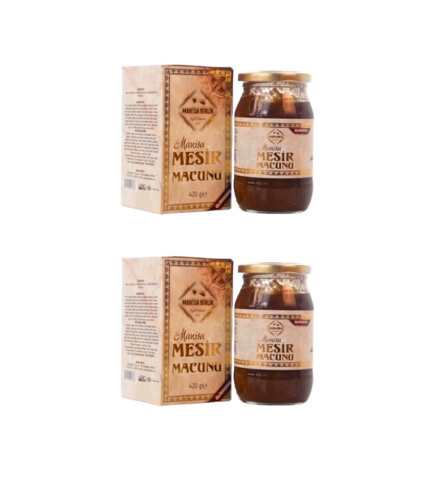 MAN SA B RL K Mesir Paste 420 gr Glass Jar 2 Pieces - Buy Online on GoSupps.com