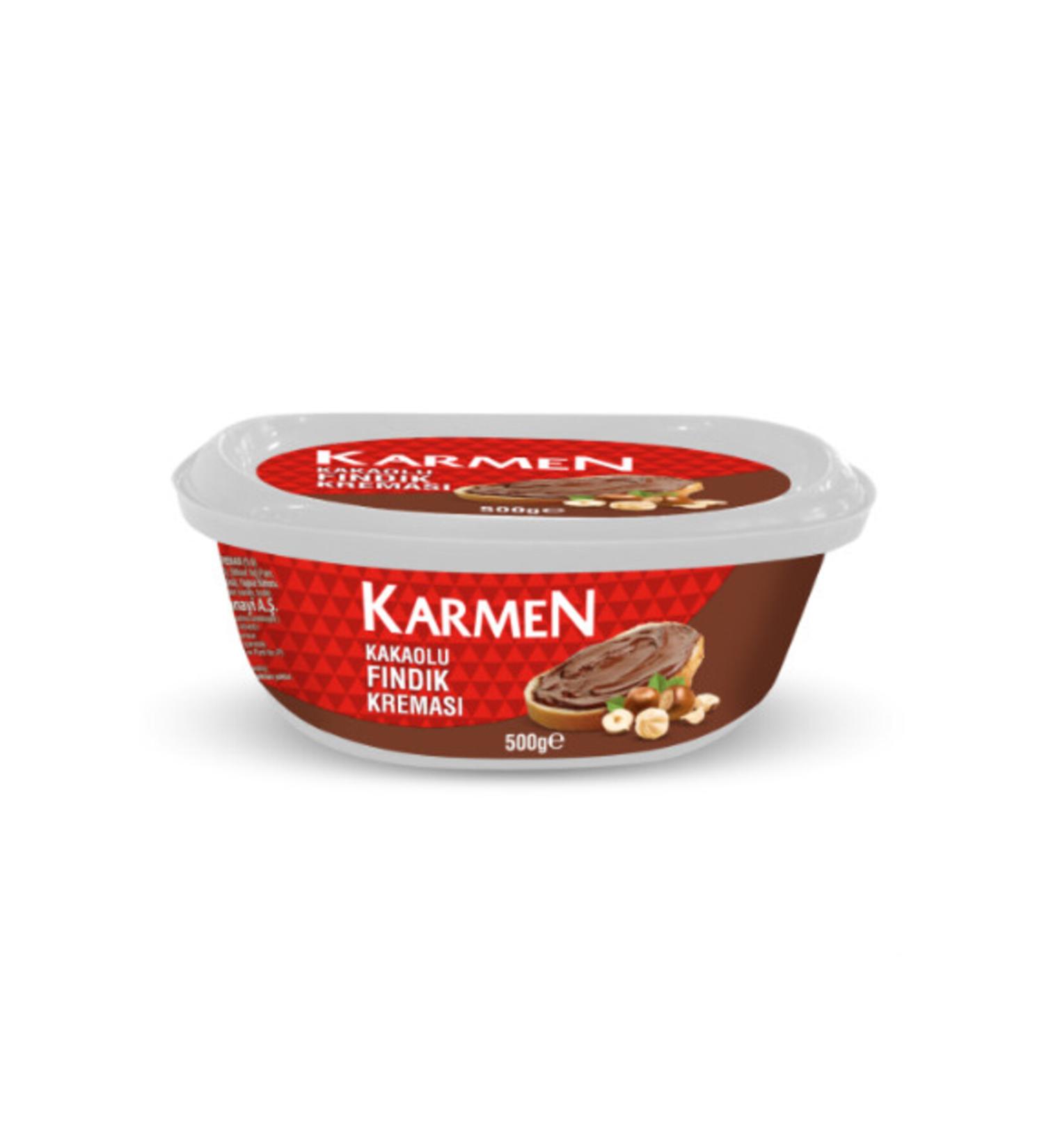 Karmen (2 PIECES) Karmen Cocoa Hazelnut Cream 500 Gr