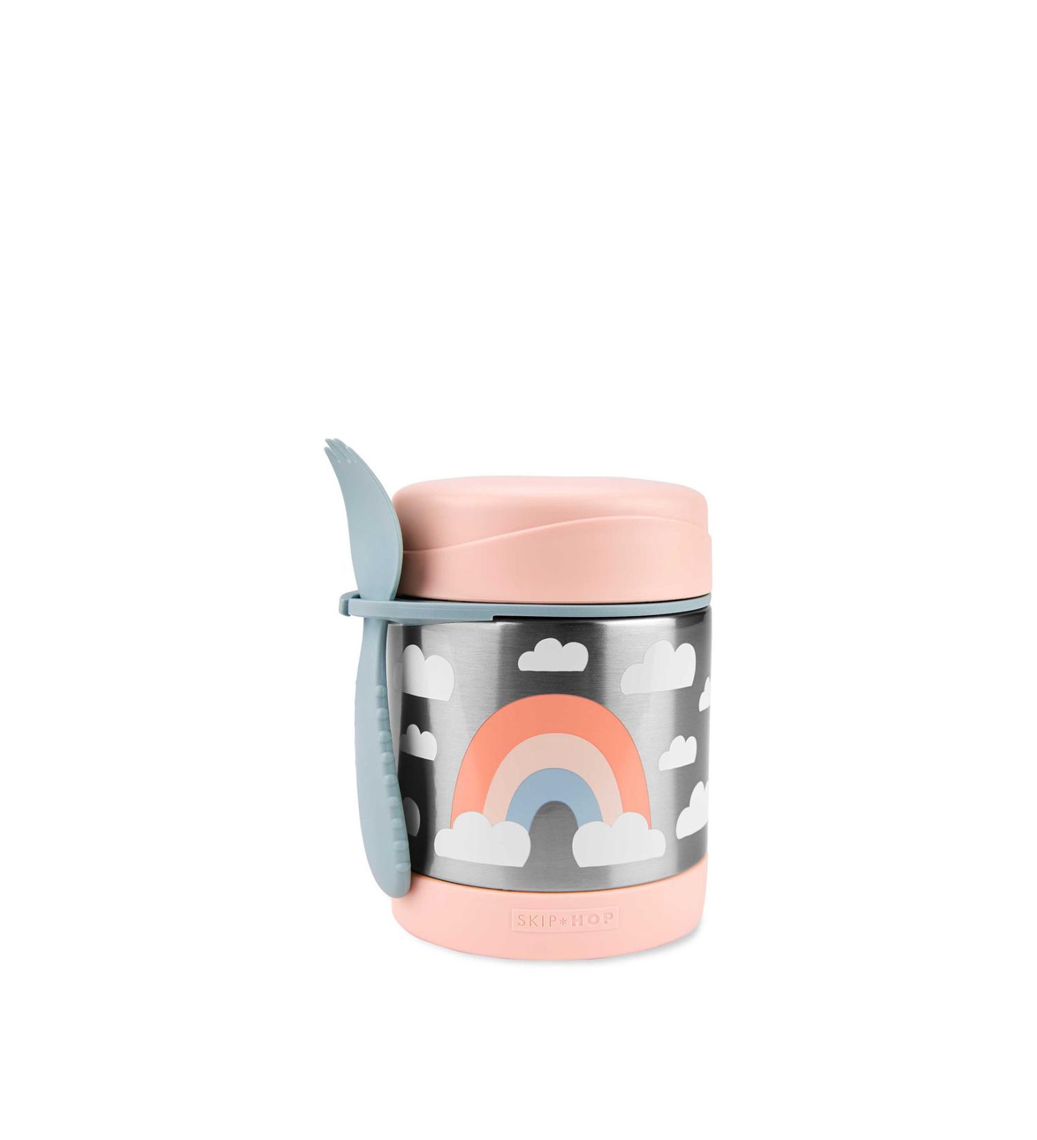 Skip Hop Rainbow 2 Piece Stainless Steel Food Storage and Transport Thermos
