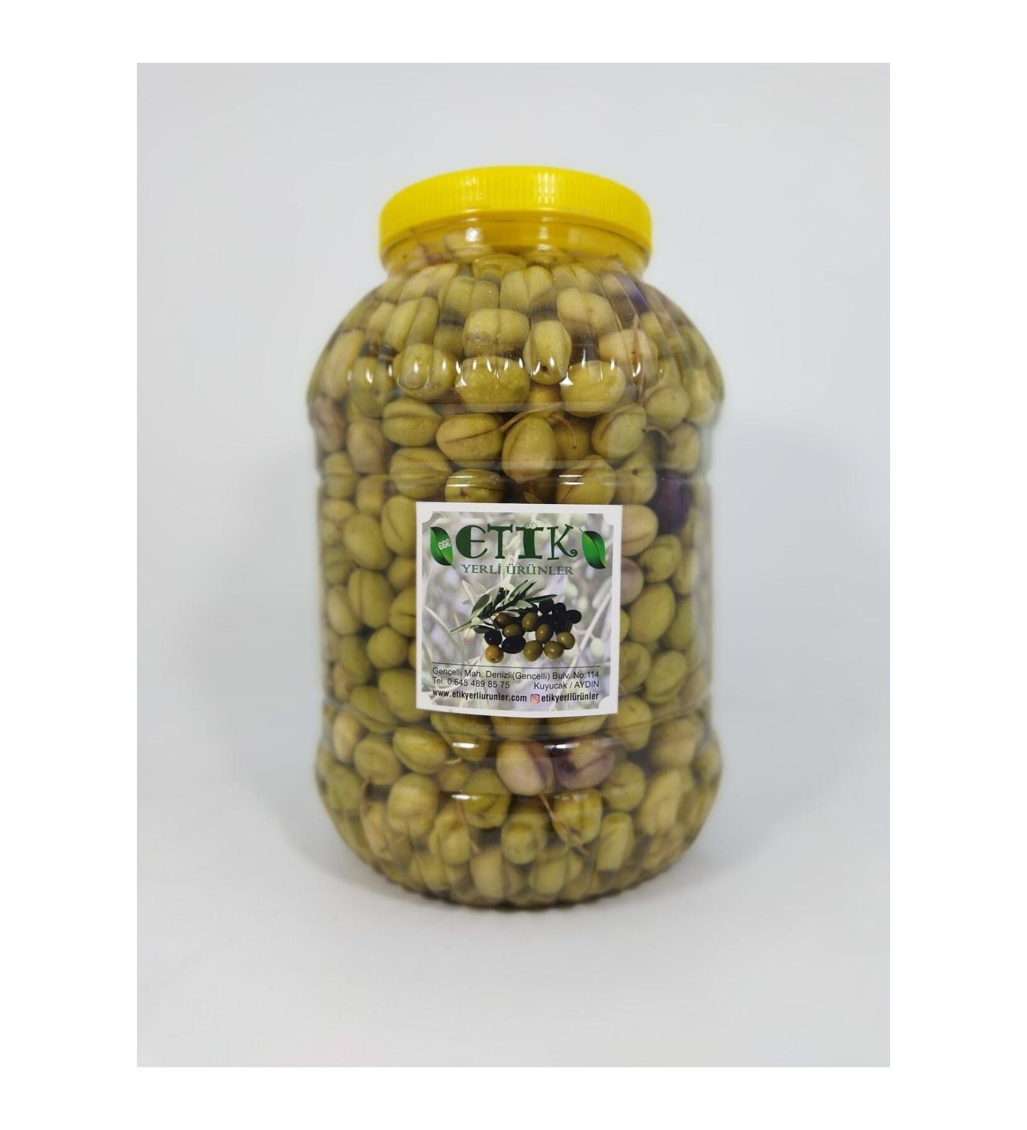 ethical local products Mudanya Type Green Sliced Sweet Olives 5 Kg