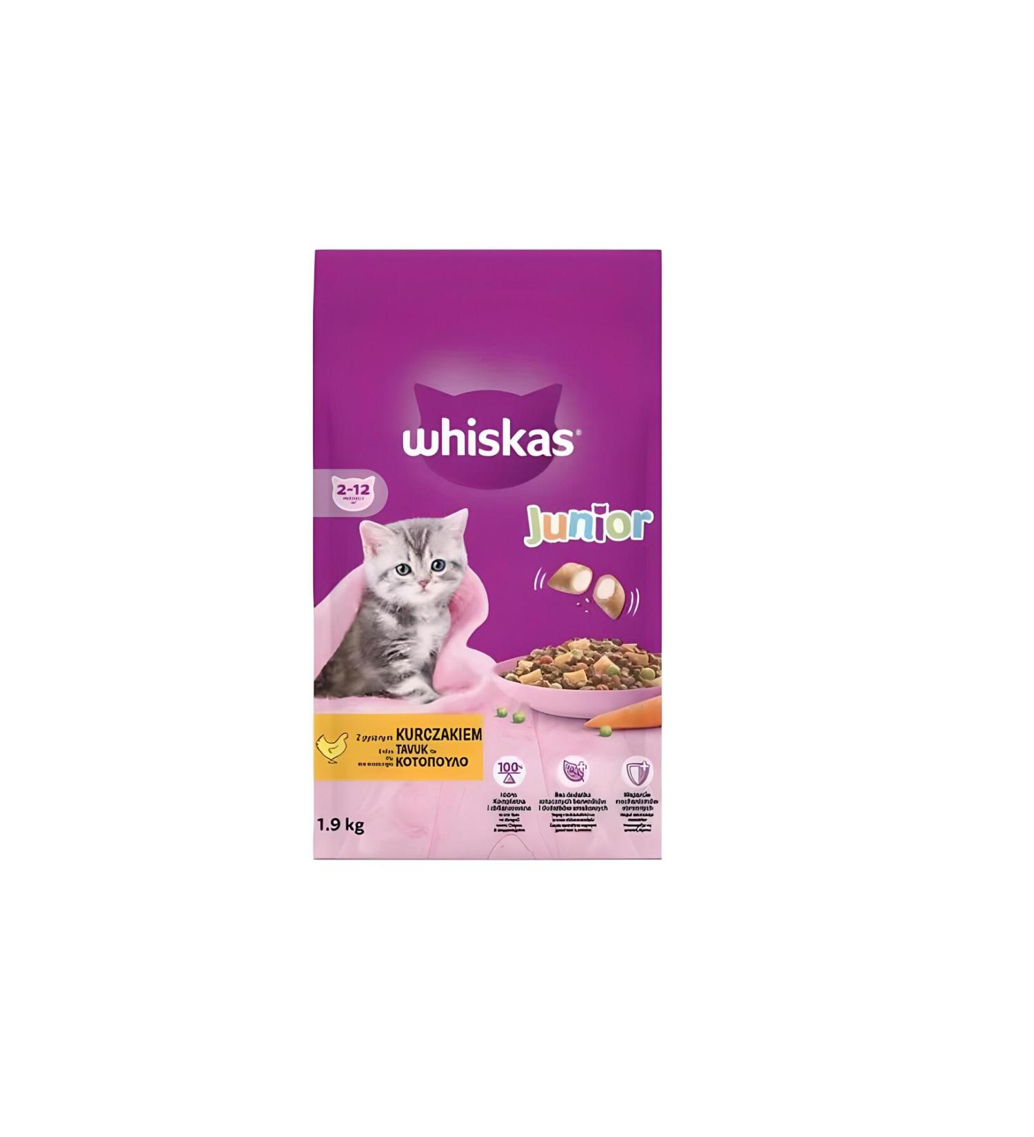 Whiskas Kitten Chicken Kitten Cat Food 1.9 Kg