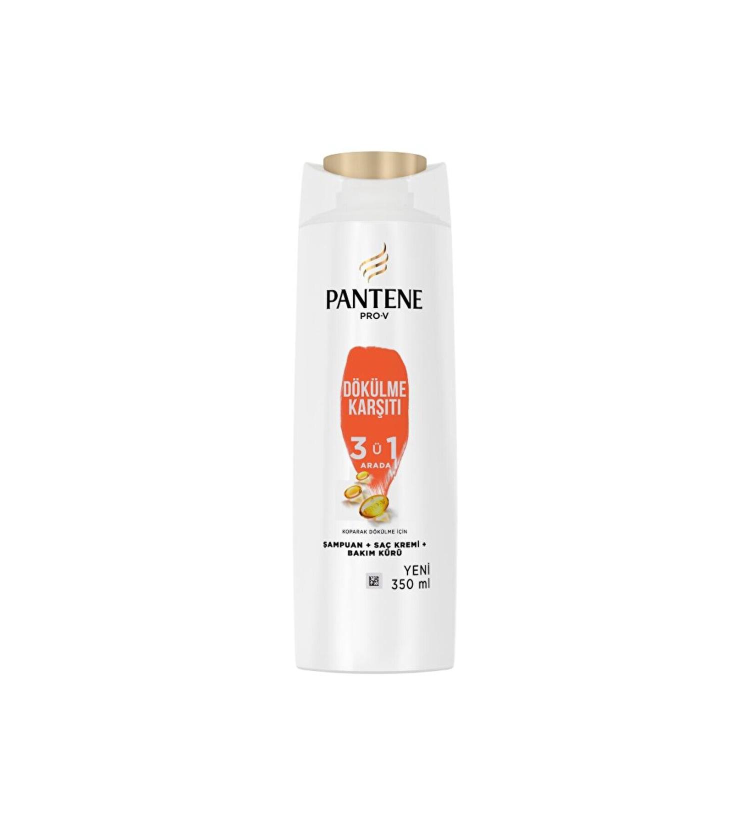 Pantene Pro-V 1 Step Protection Effective Against Hair Loss 3 in 1 Shampoo 350 ml