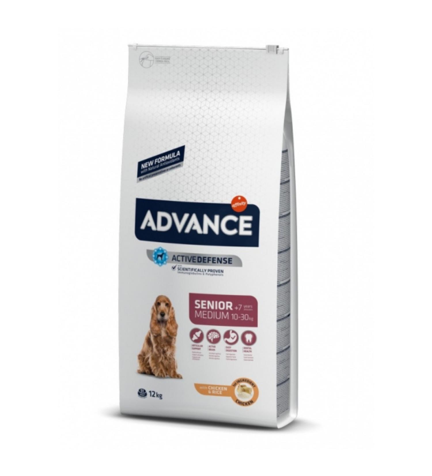 Advance Medium Senior Chicken Dog Food 12 Kg