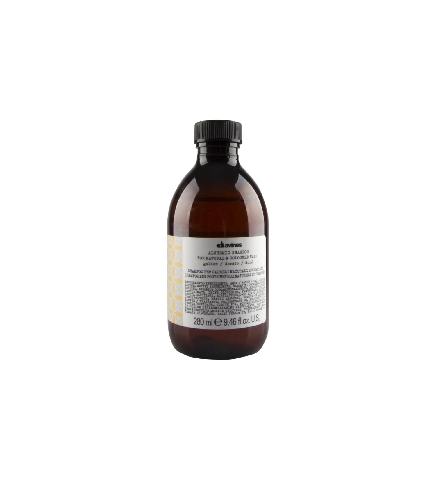 Davines Alchemic Golden Shampoo-Color protecting shampoo for golden blonde and honey colored hair (280ml)