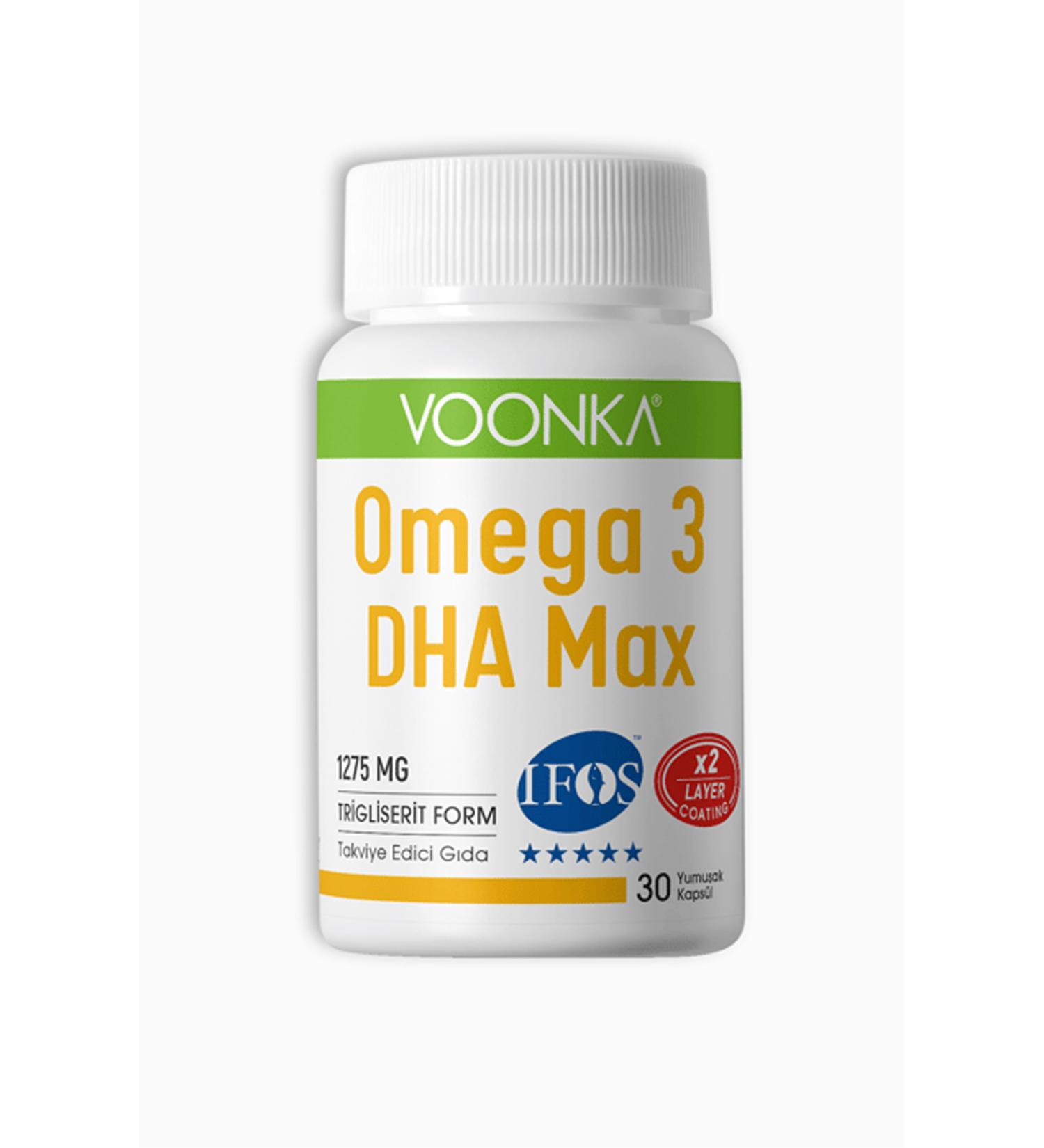 Voonka Omega 3 Dha Max 1275 Mg 30 Capsules